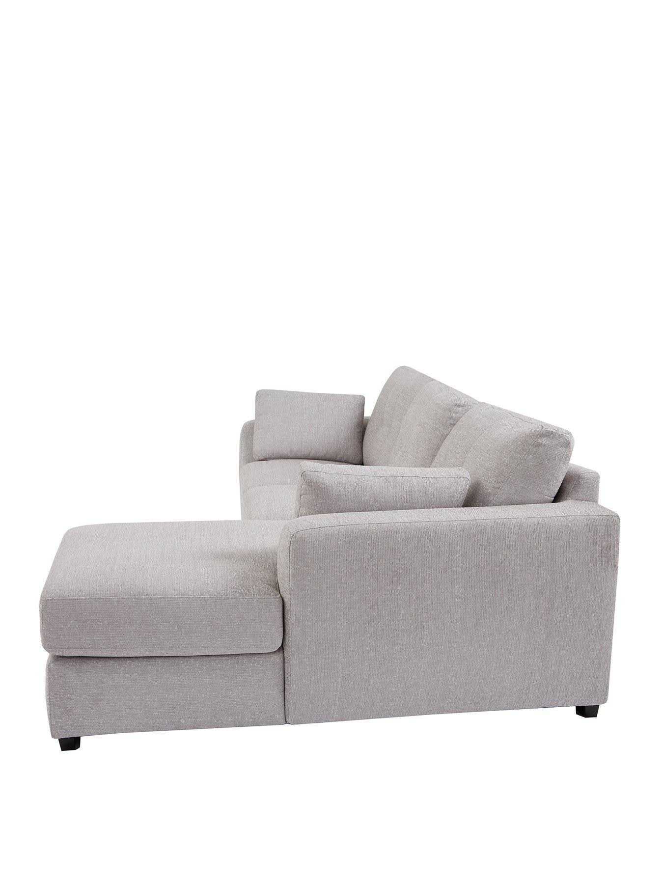 image of very-home-arden-right-hand-fabric-corner-chaise-sofa