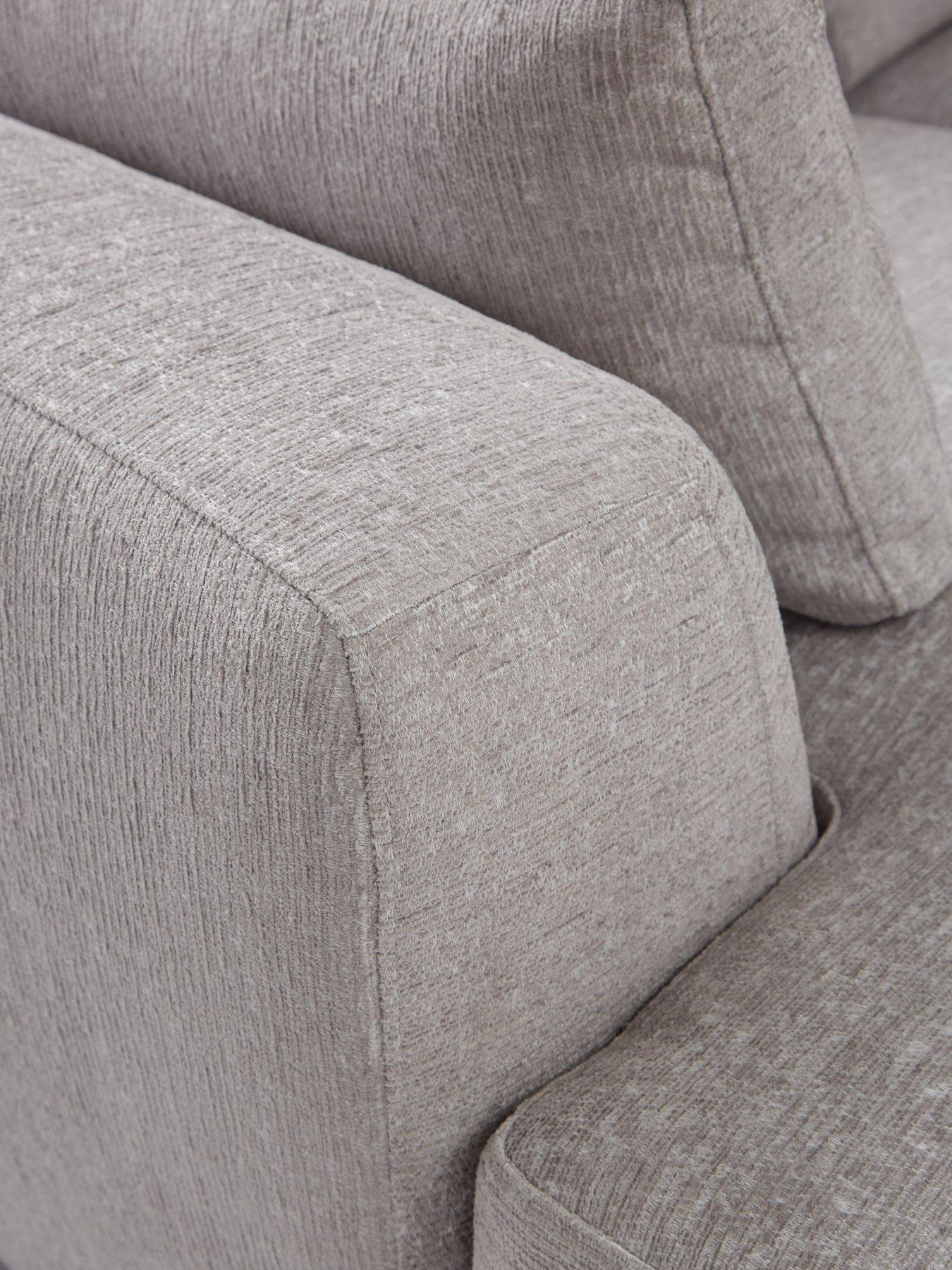  image of very-home-arden-right-hand-fabric-corner-chaise-sofa