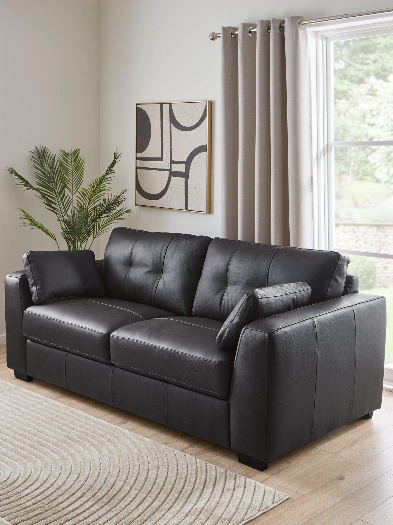 undefined Arden Italian Leather 2 Seater Sofa