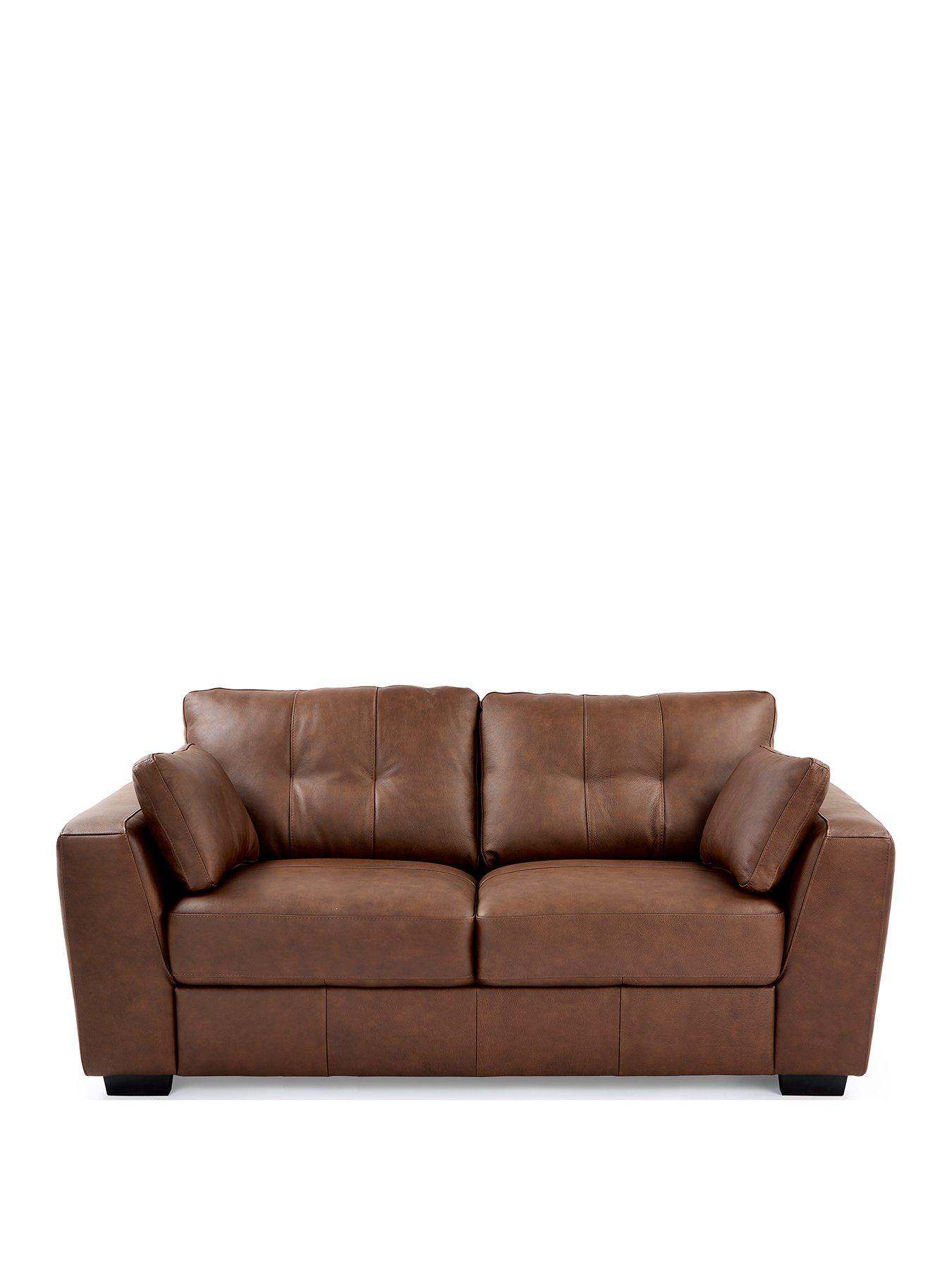 Image 2 of 6 of The Very Collection Arden Italian Leather 2 Seater Sofa