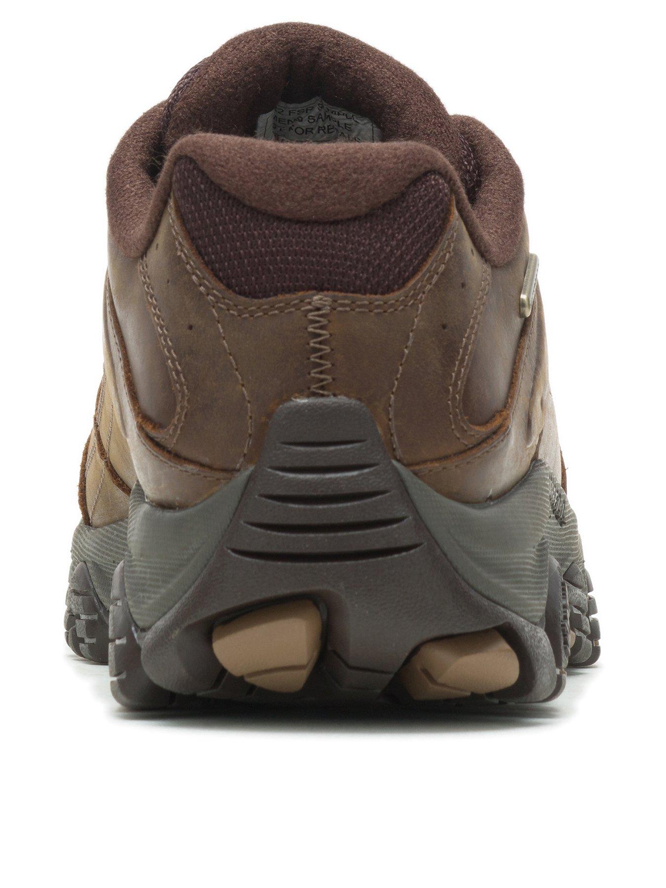  image of merrell-mens-moab-adventure-waterproof-hiking-shoes-brown