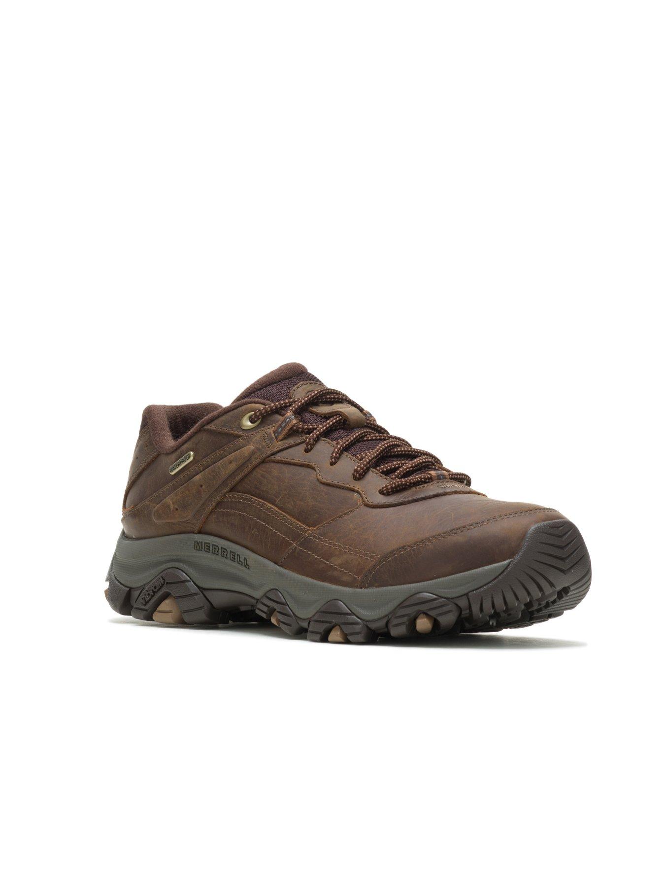  image of merrell-mens-moab-adventure-waterproof-hiking-shoes-brown