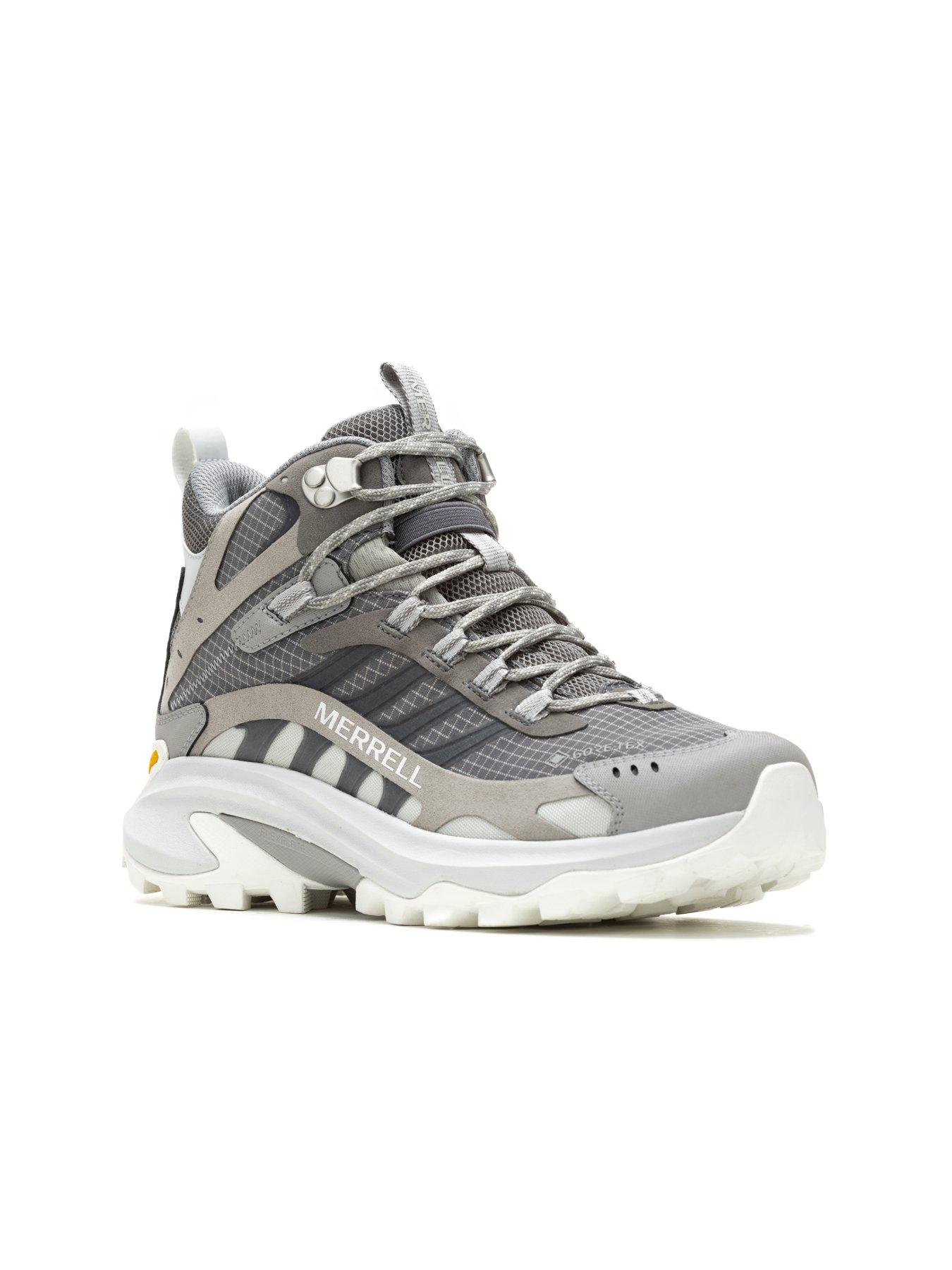  image of merrell-womens-moab-speed-2-mid-goretex-hiking-boots-grey