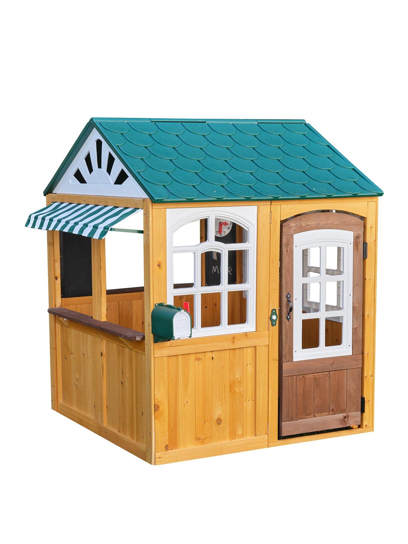 KidKraft Garden View Outdoor Wooden Playhouse | littlewoods.com