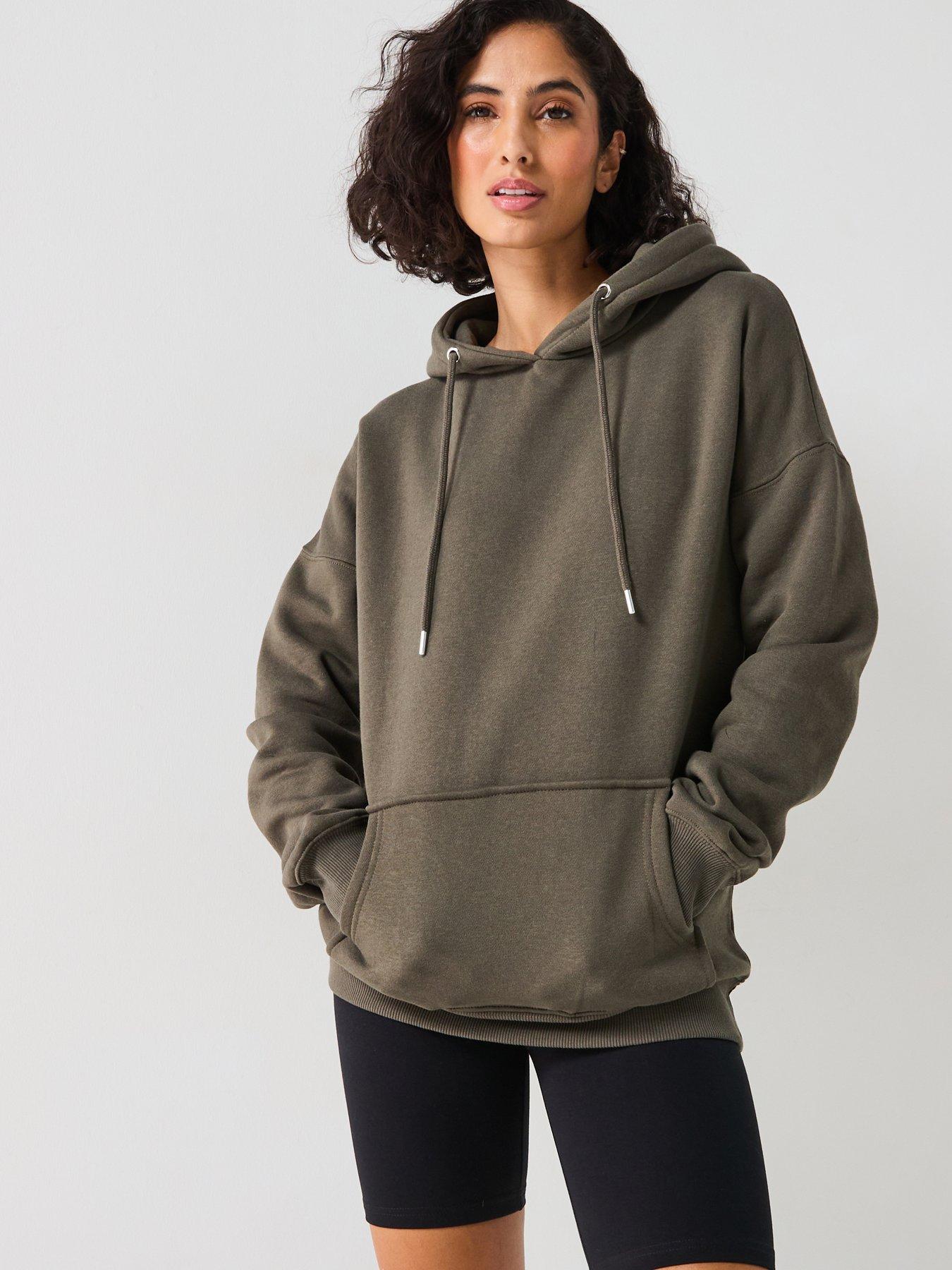  image of everyday-oversized-zip-through-hoodie