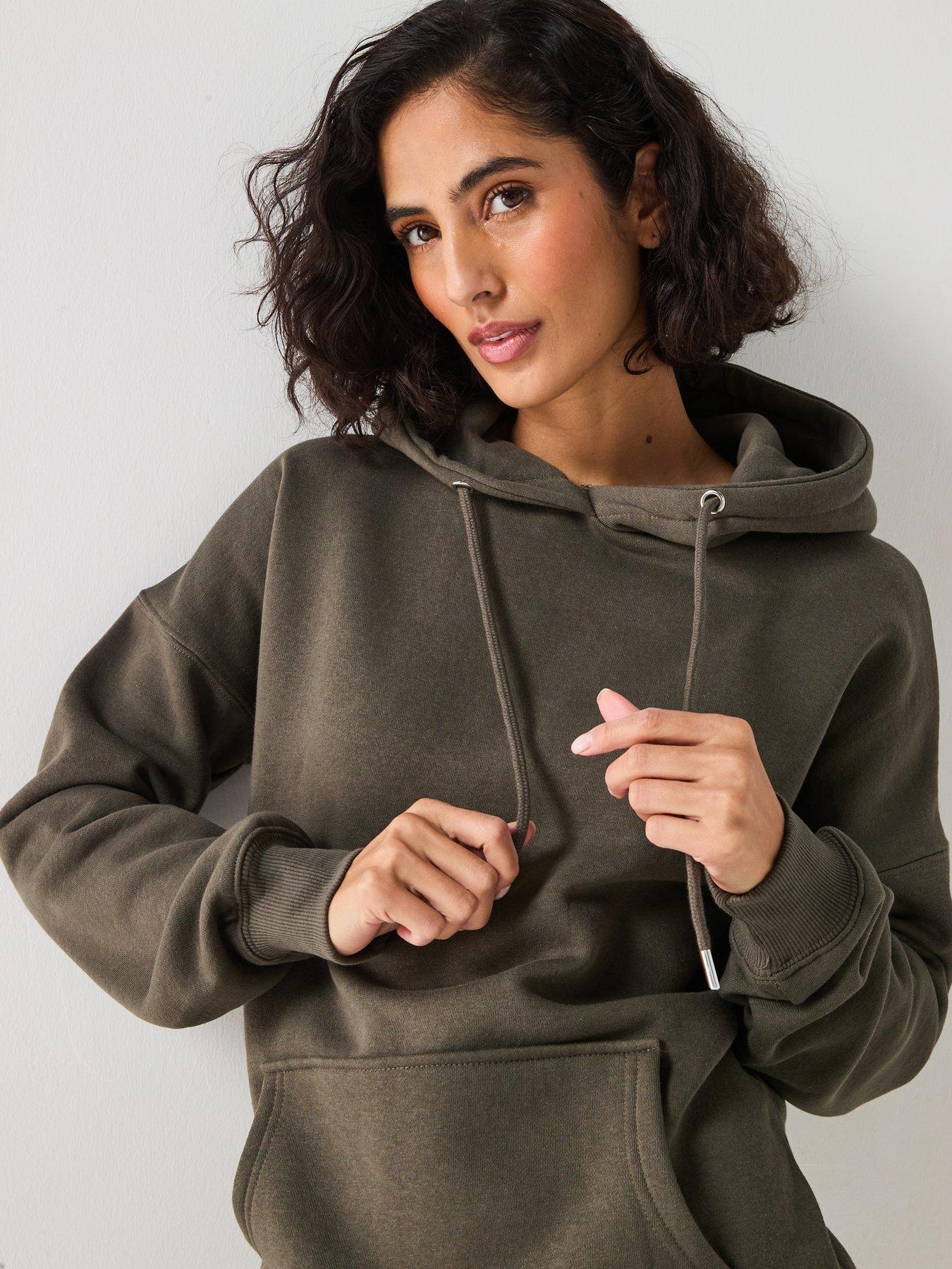  image of everyday-oversized-zip-through-hoodie