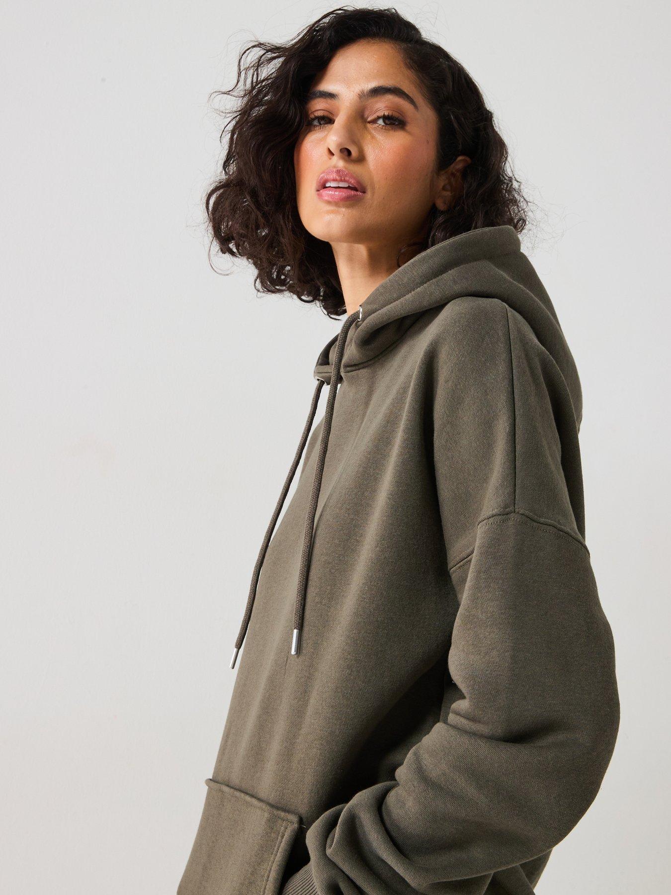  image of everyday-oversized-zip-through-hoodie