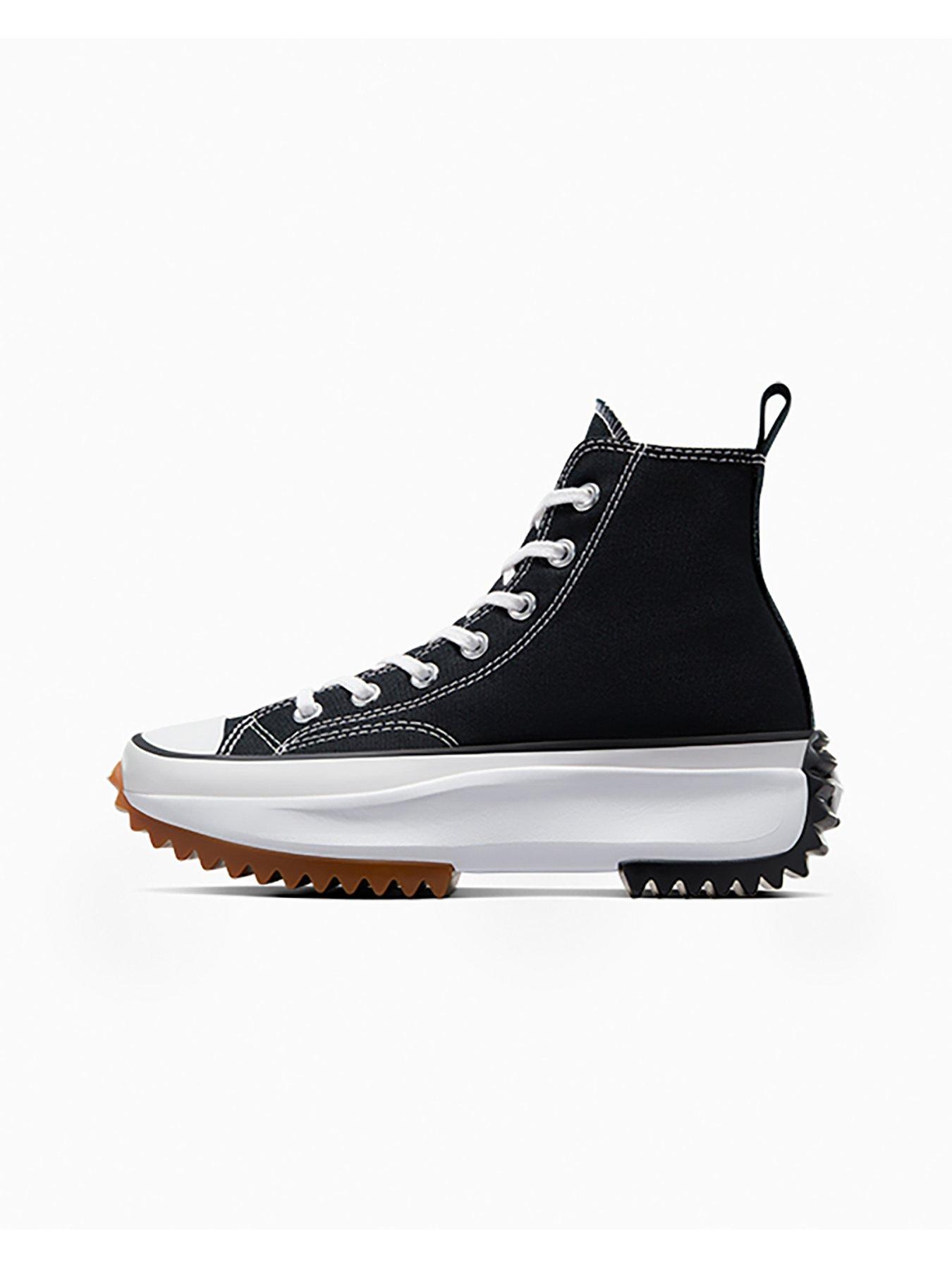  image of converse-womens-run-star-hike-hi-top-trainers-black