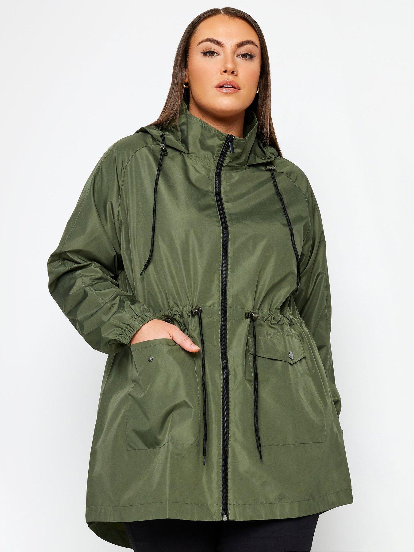 New Look Khaki Faux Fur Lined Hooded Parka Jacket