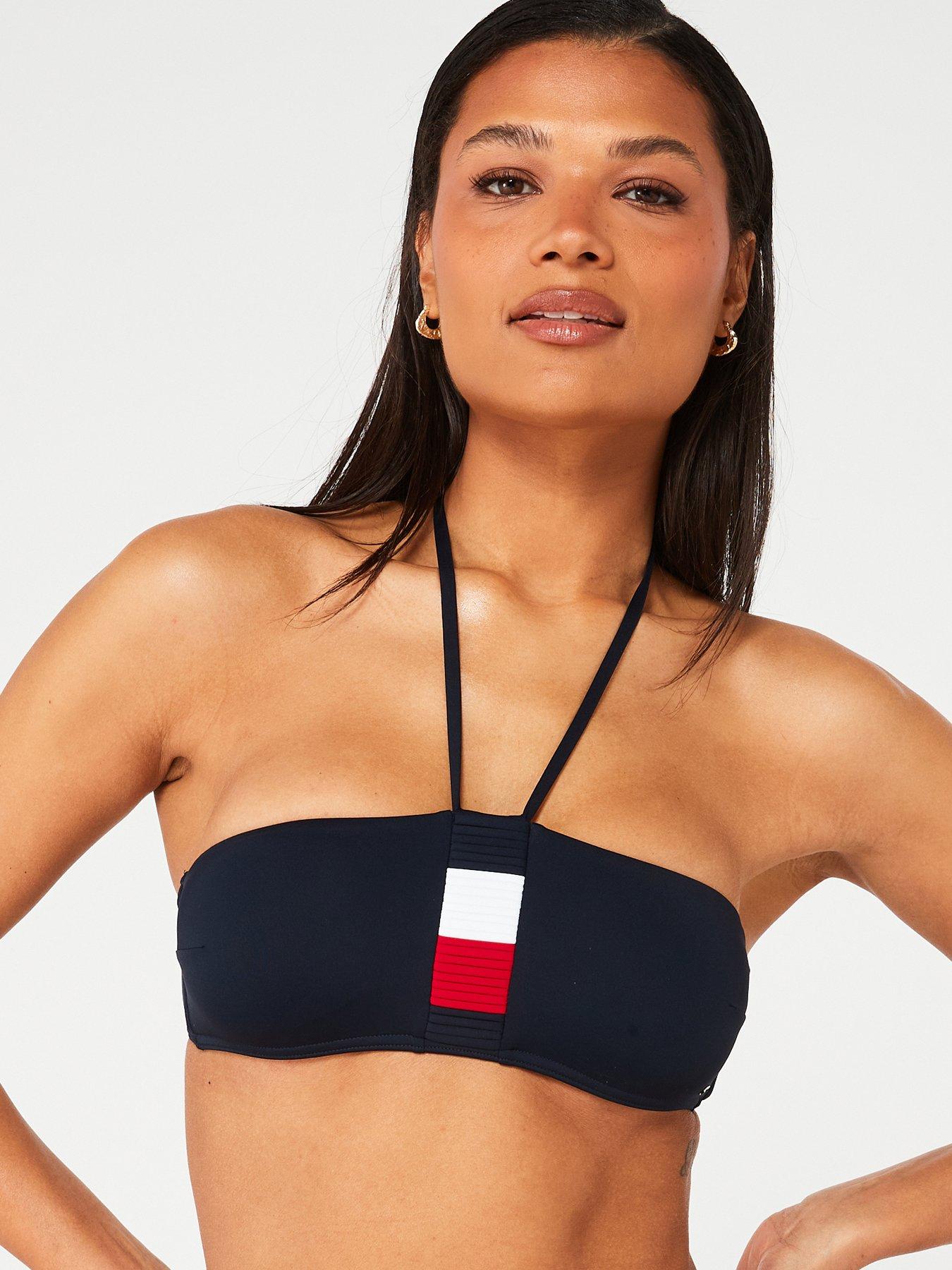 Tommy Hilfiger Bandeau Bikini Top - Navy