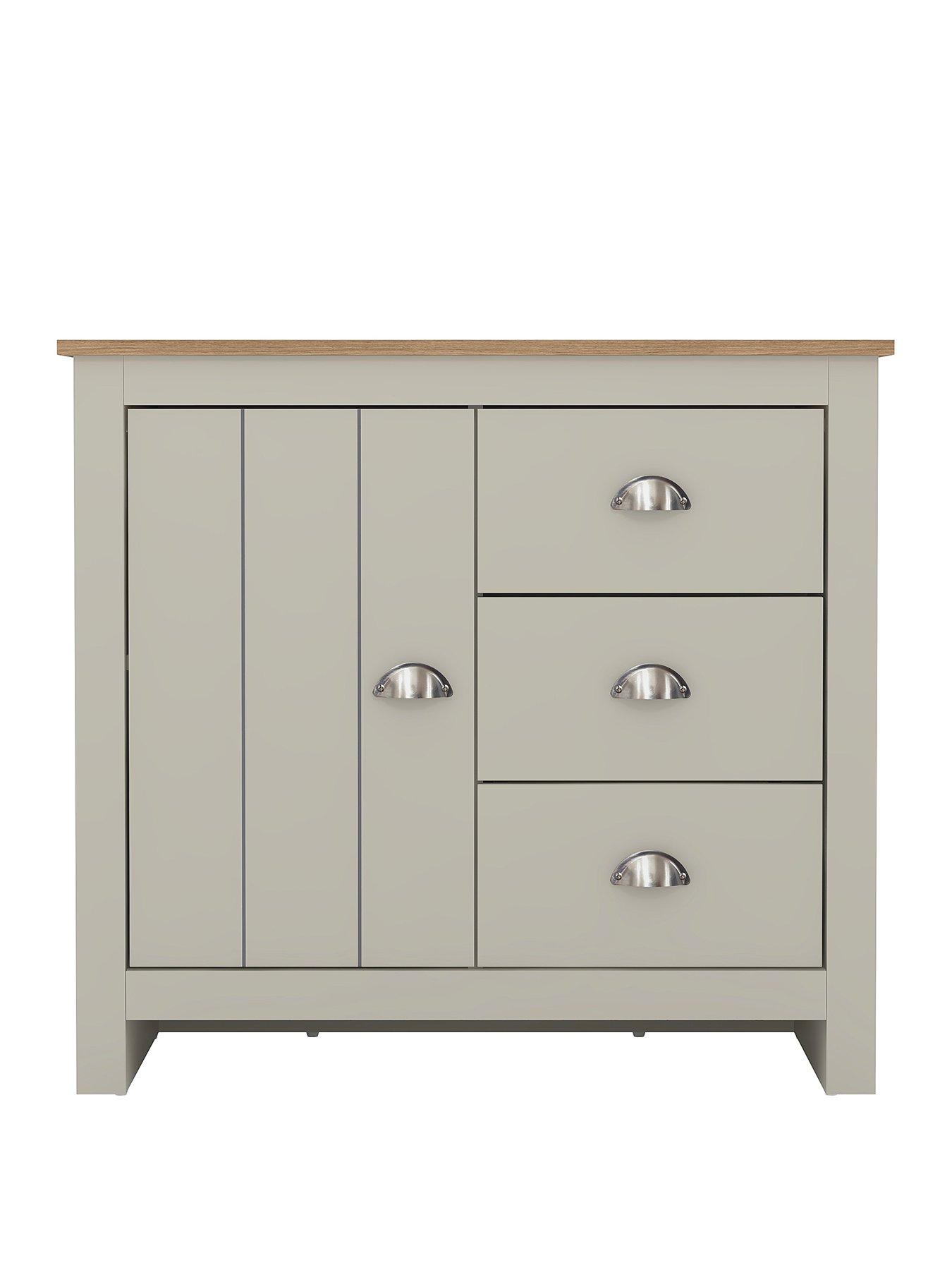  image of very-home-atlanta-compact-sideboard-light-greyoak