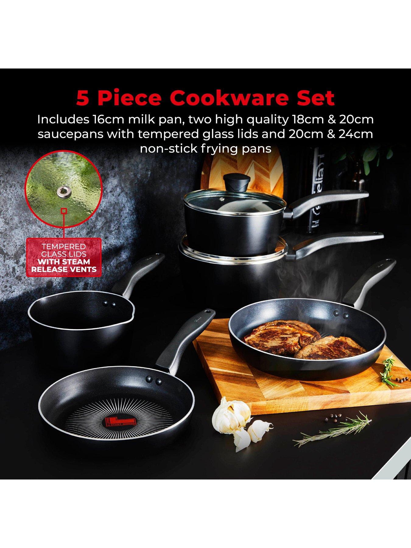Image 3 of 8 of Tower SmartStart Gourmet 5-Piece Pan Set