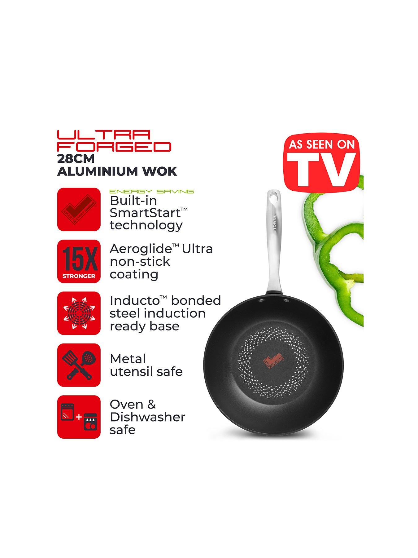 Image 2 of 8 of Tower SmartStart Ultra Forged 28 cm Wok