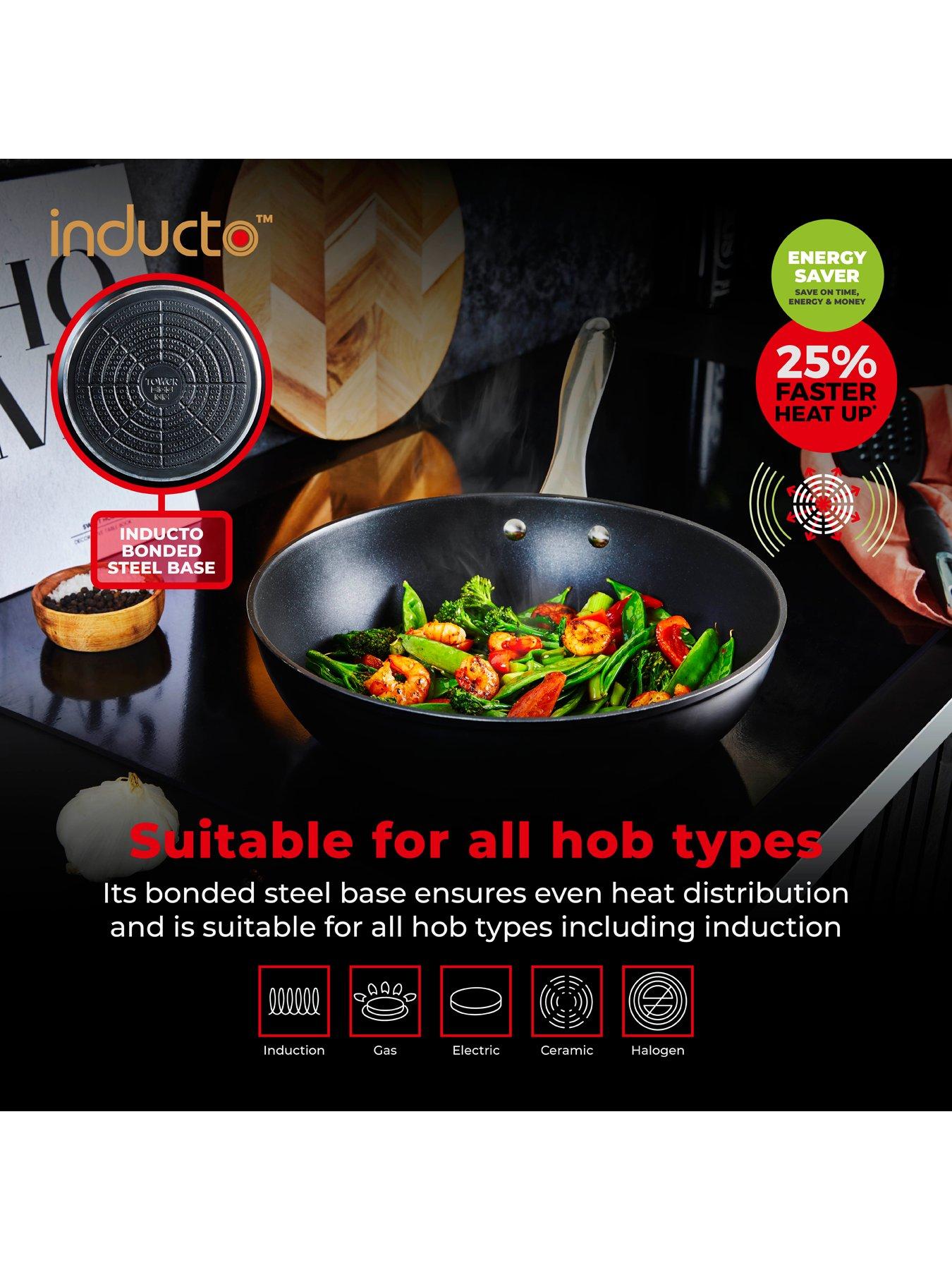 Image 6 of 8 of Tower SmartStart Ultra Forged 28 cm Wok