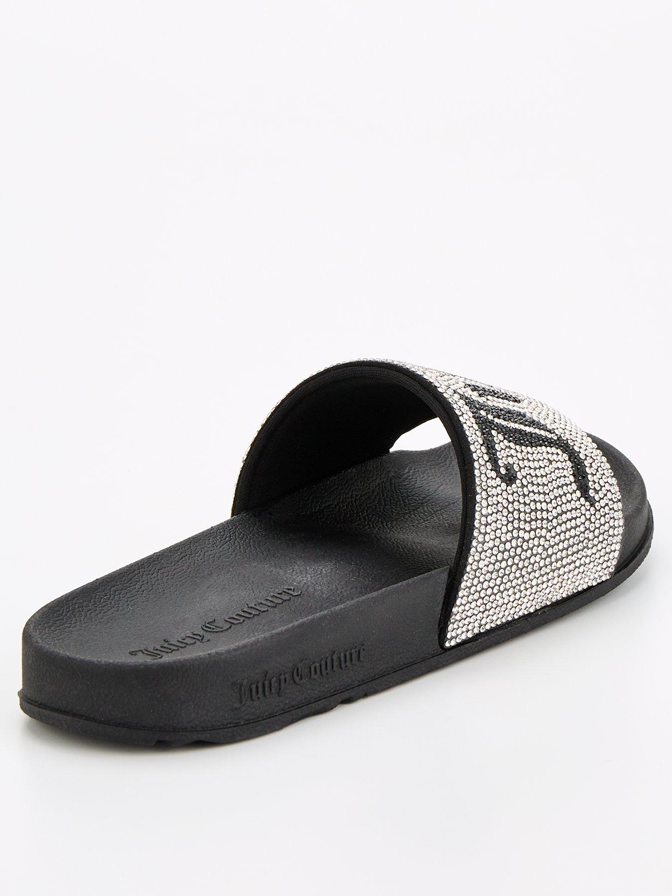  image of juicy-couture-donna-diamante-slide-black