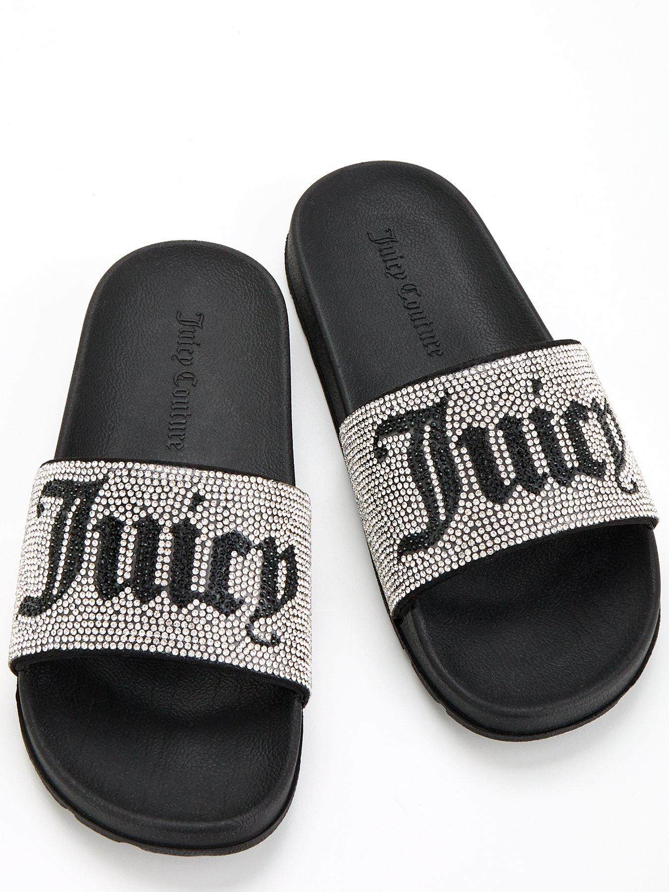  image of juicy-couture-donna-diamante-slide-black