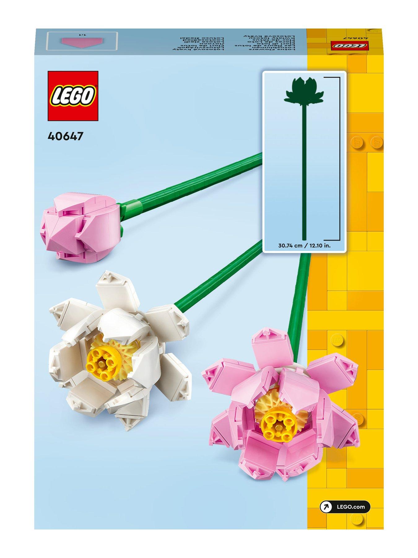 LEGO Botanical Botanicals Lotus Flowers Set 40647 | Littlewoods