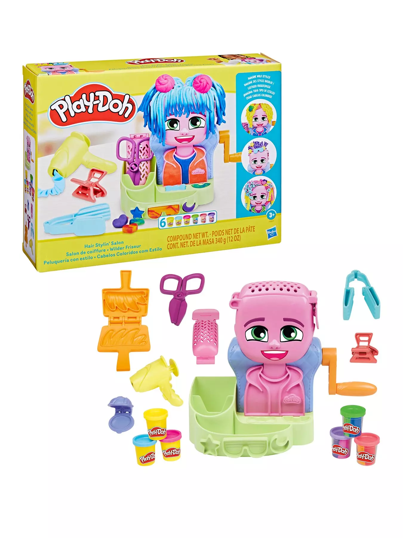 Play-Doh Swirlin' Smoothies Toy Blender Playset, Play Kitchen Appliances,  Kids Arts and Crafts Toys for 3 Year Old Girls and Boys and Up