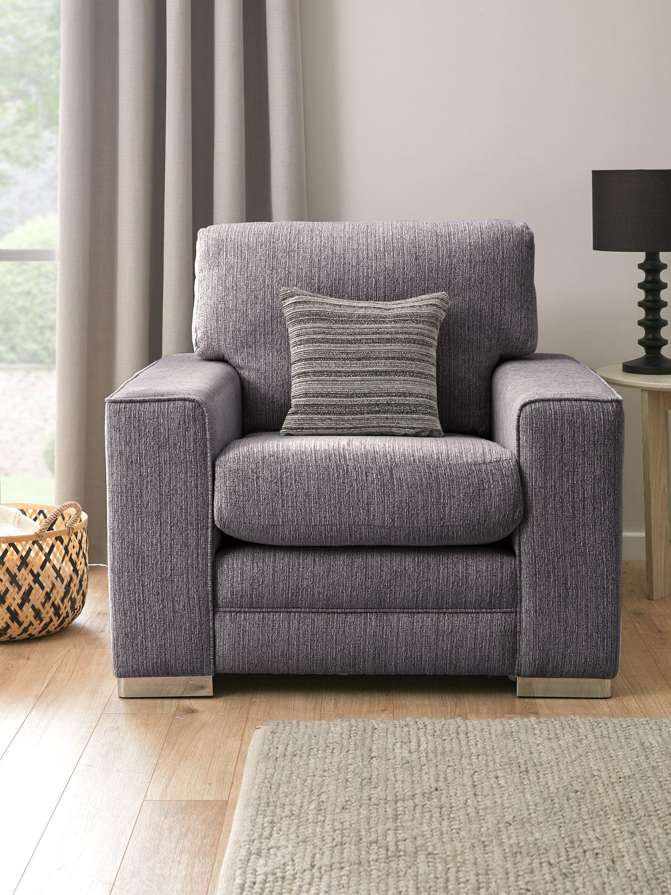 Image 1 of 6 of Very Home Minc Fabric Armchair&nbsp;- Made in the UK