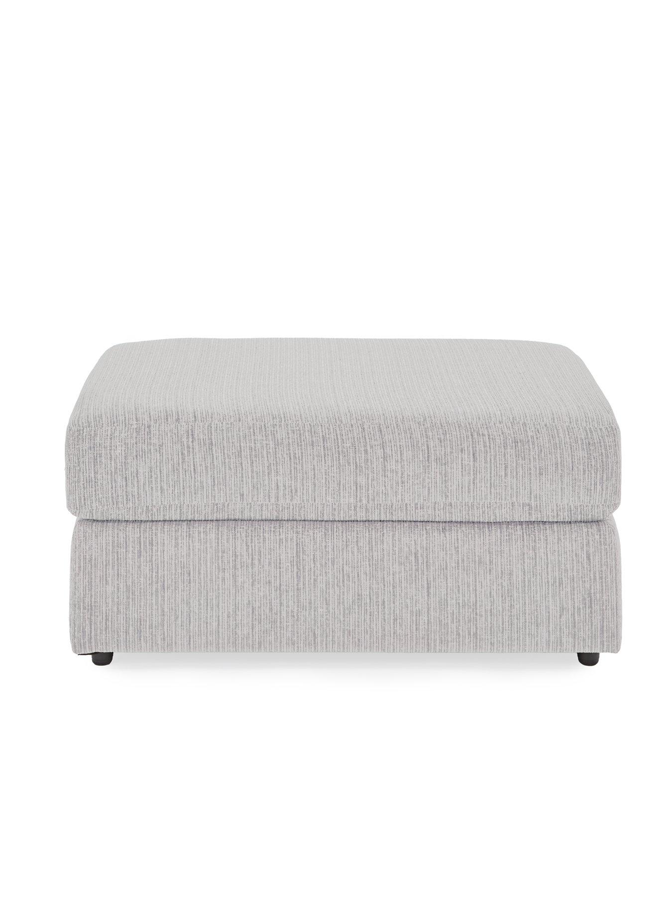 undefined Minc Fabric Footstool - Made in the UK