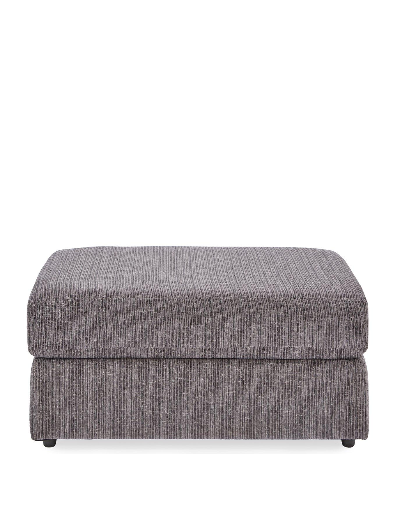 Image 2 of 5 of Very Home Minc Fabric Footstool&nbsp;- Made in the UK