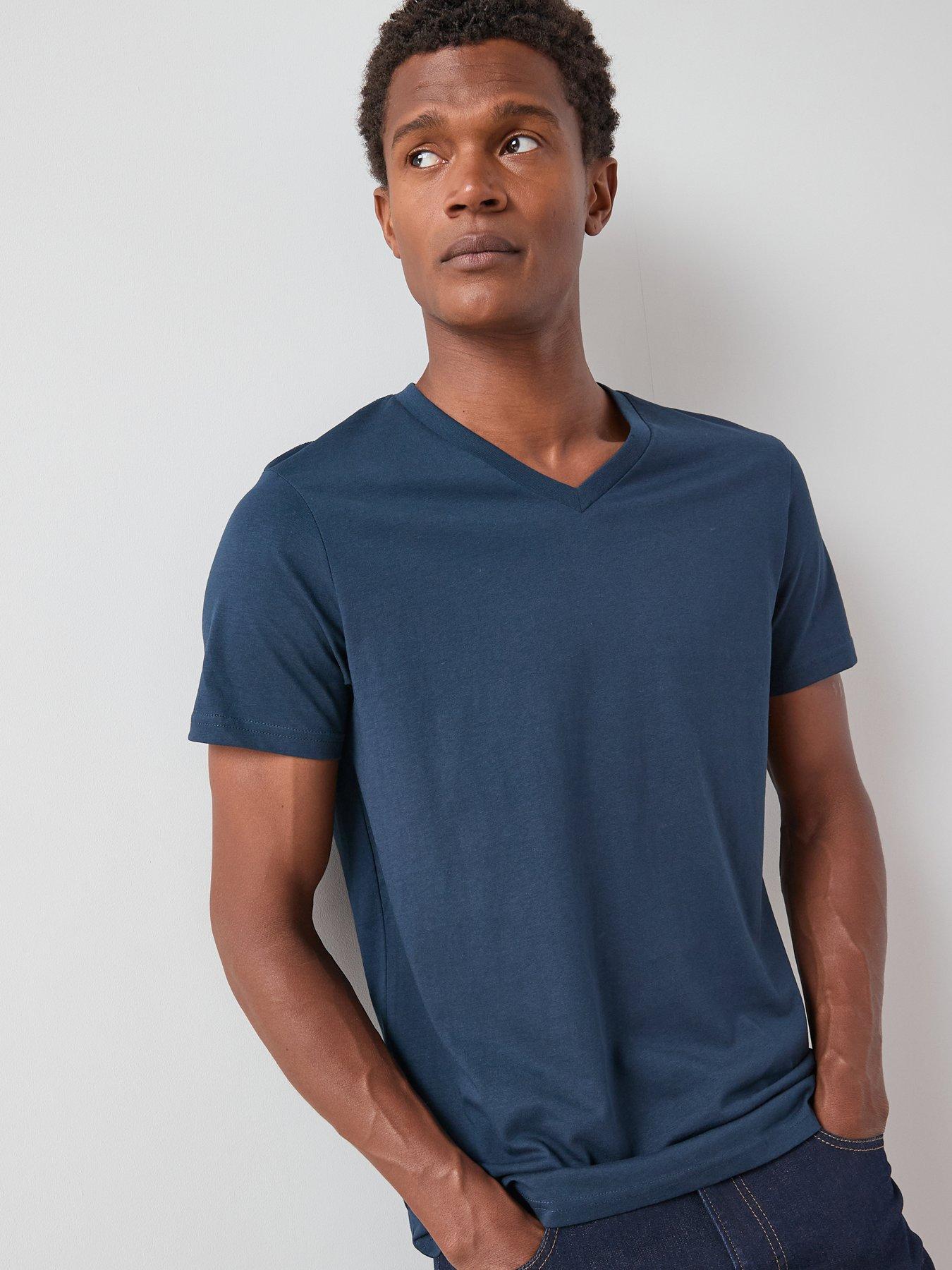 Very Man Men's Essential V-Neck T-Shirt - Navy