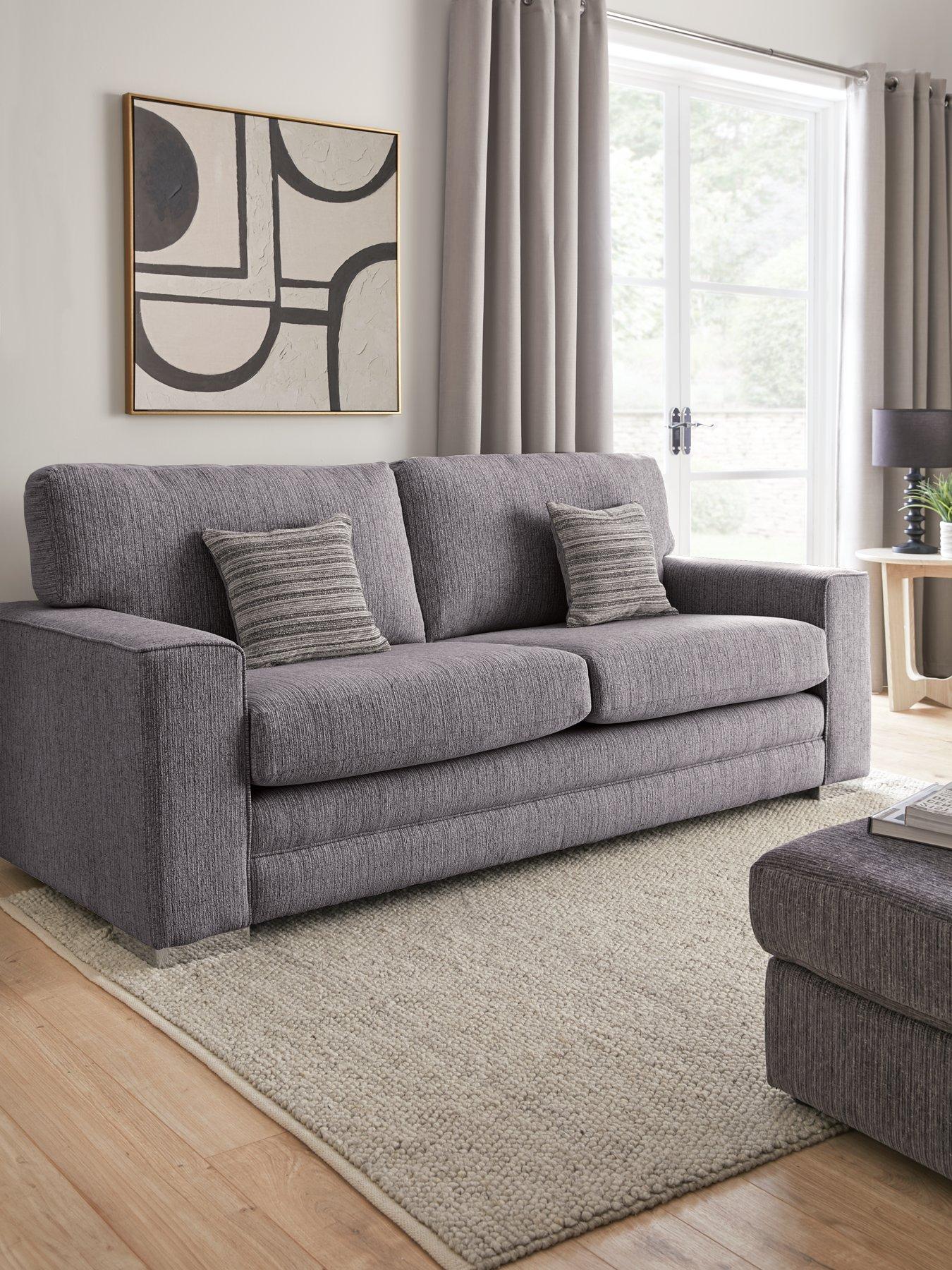undefined Minc Fabric 3 Seater Sofa - Made in the UK