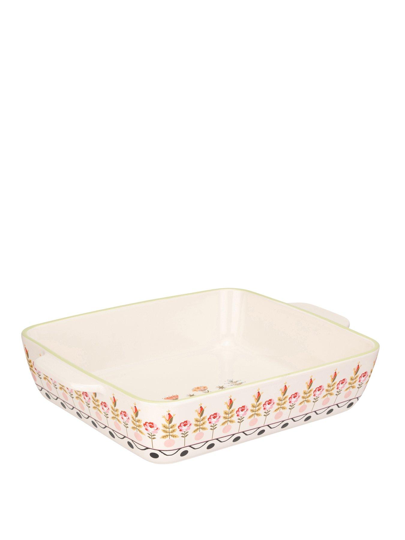 undefined Painted Table Ceramic Roasting Dish – 33 cm