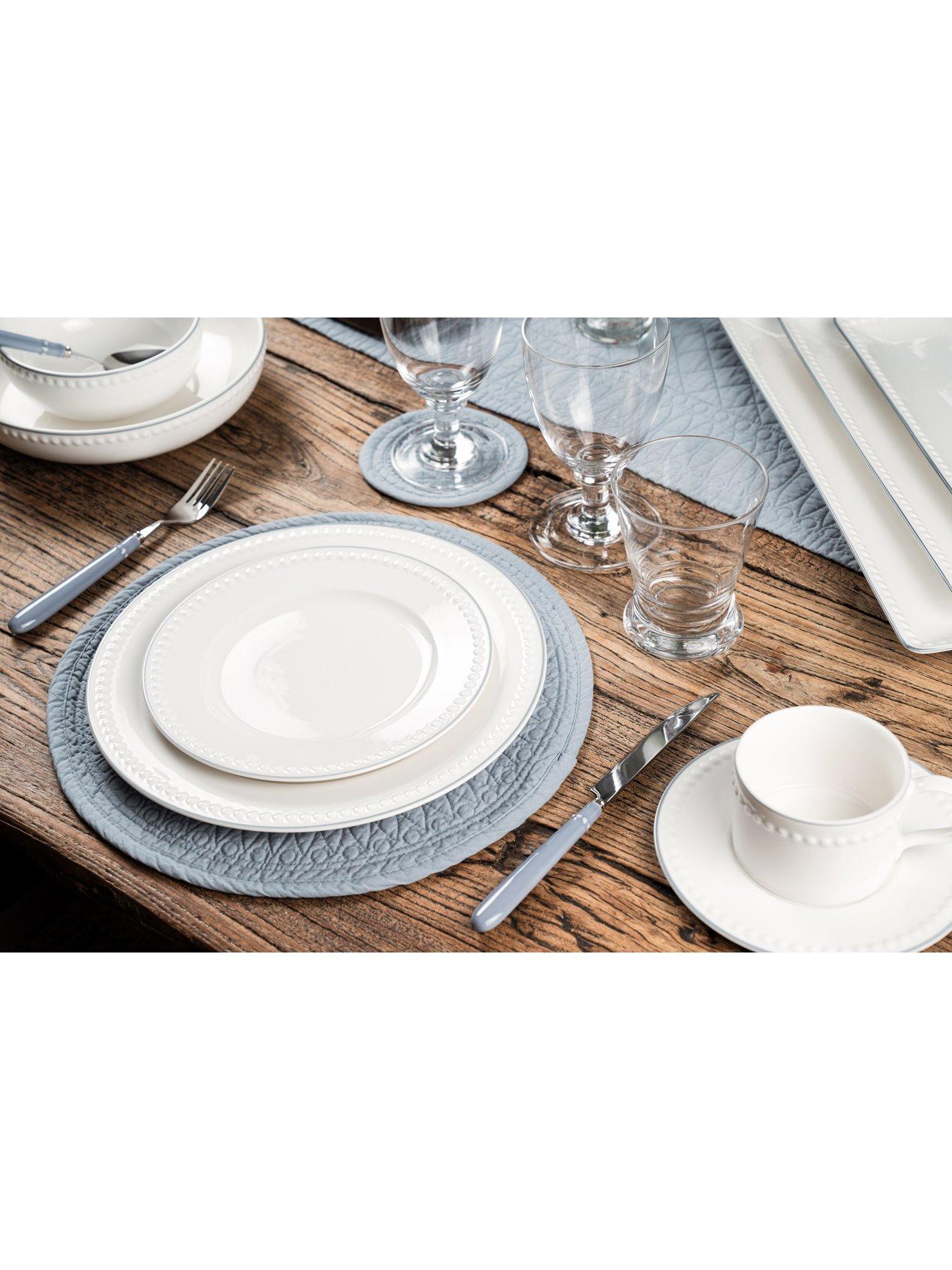  image of mary-berry-signature-cotton-placemat-in-grey