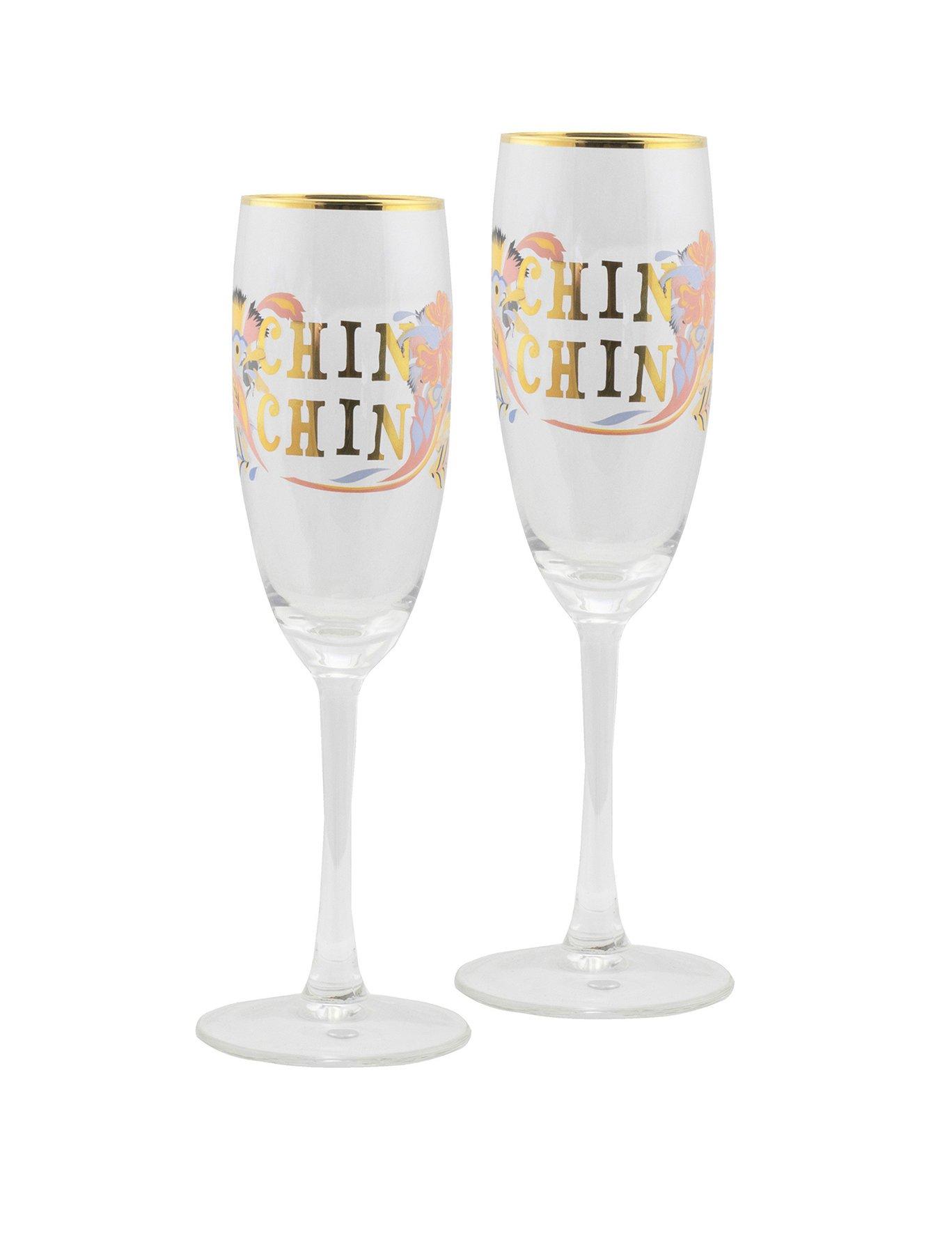  image of yvonne-ellen-slogan-champagne-flute-glasses-ndash-set-of-2