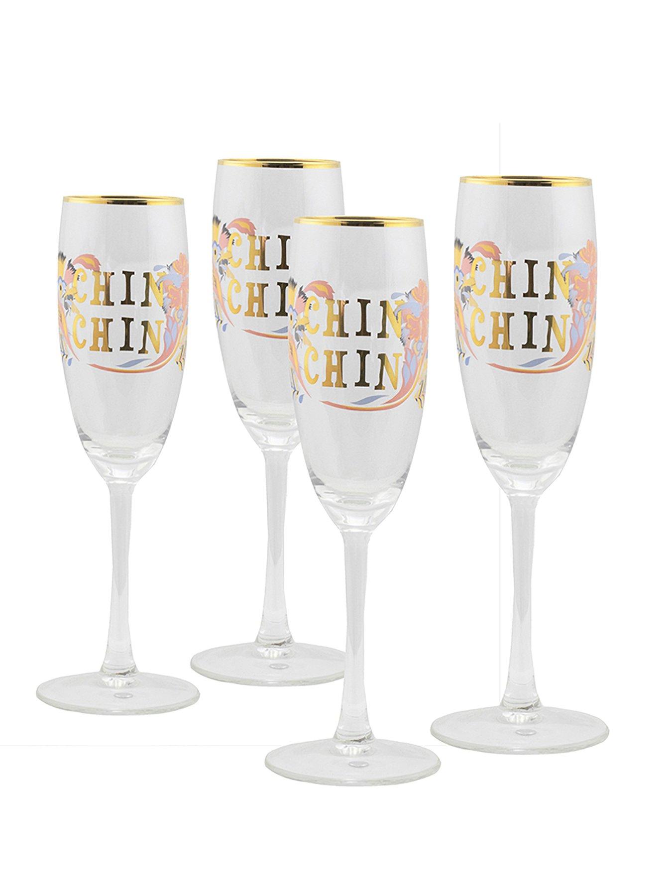  image of yvonne-ellen-slogan-champagne-flute-glasses-ndash-set-of-2