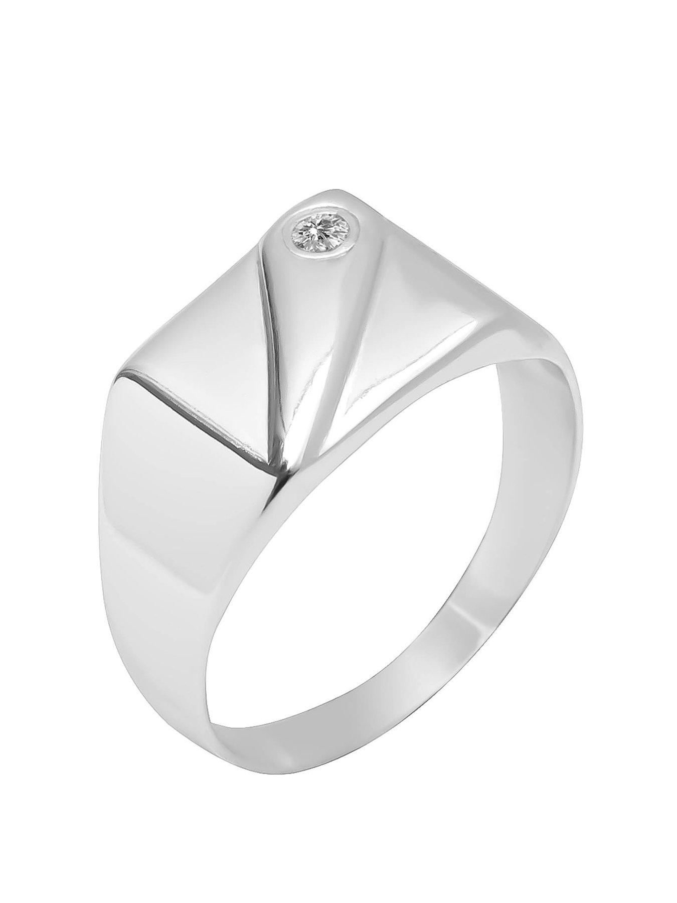 the-love-collection-sterling-silver-rectangle-signet-ring-with-cz-detailing
