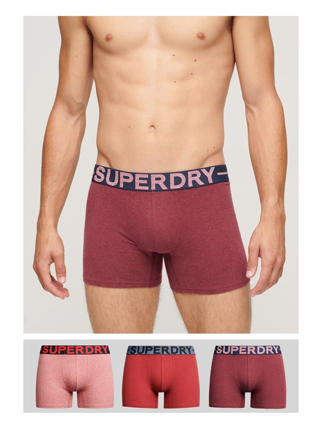 undefined 3-pack Logo Waistband Boxers - Red