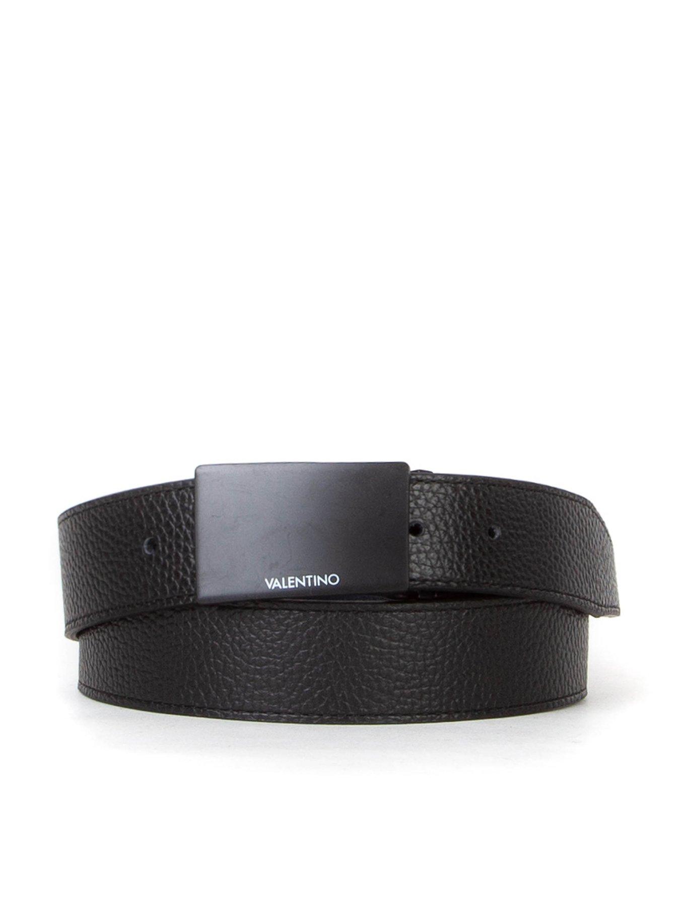 Valentino Icaro Plaque Buckle Belt Black littlewoods