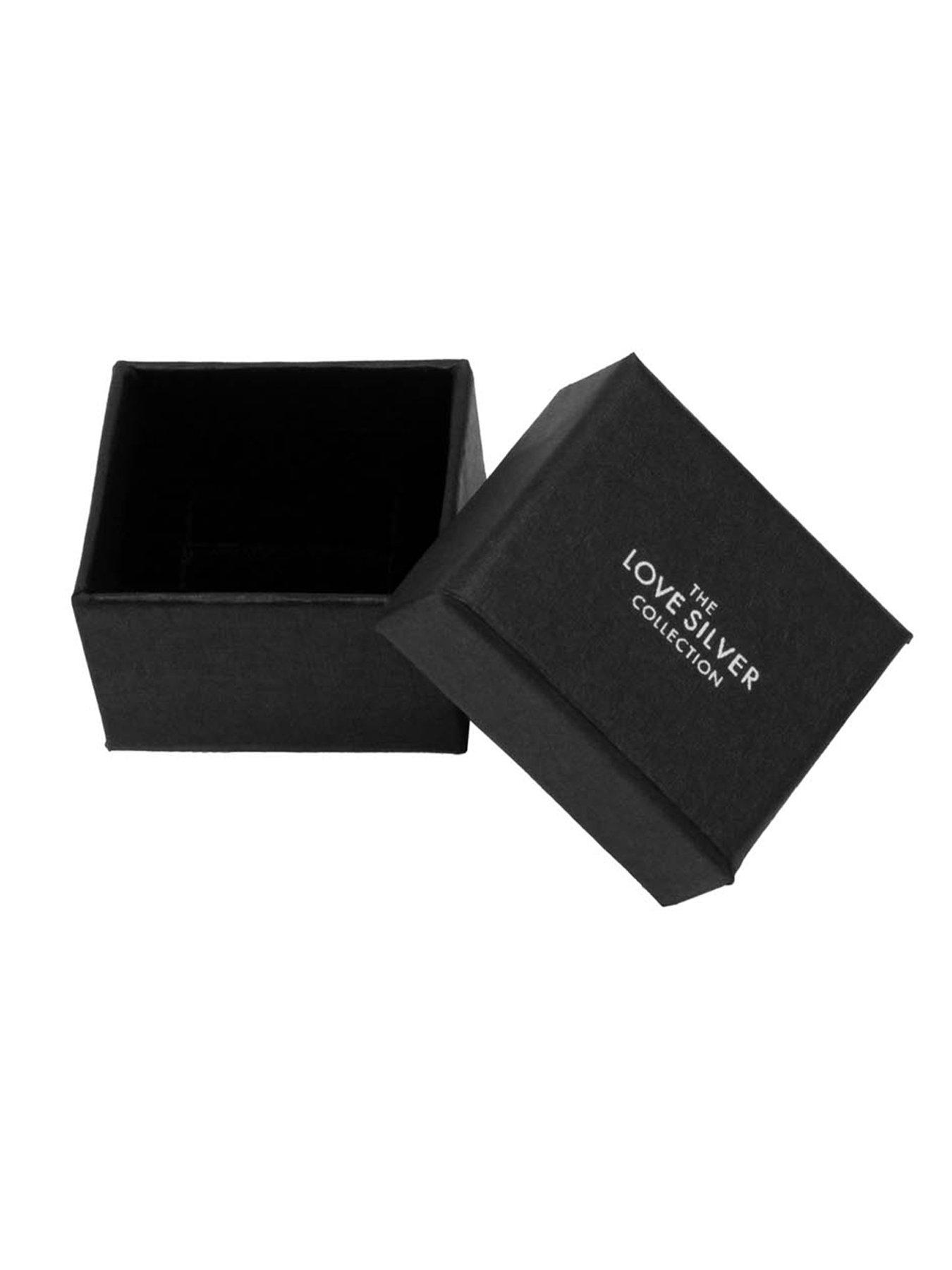 Image 4 of 4 of The Love Collection 18ct Gold Plated Sterling Silver Enamel Pink Patterned Ring
