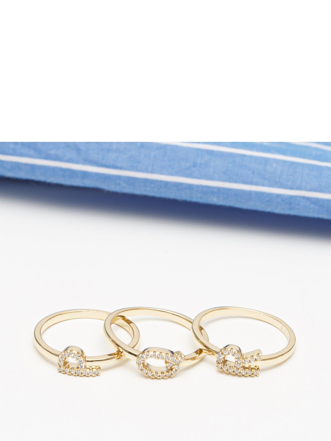 the-love-collection-18ct-gold-plated-sterling-silver-sparkling-vertical-cz-letter-ring