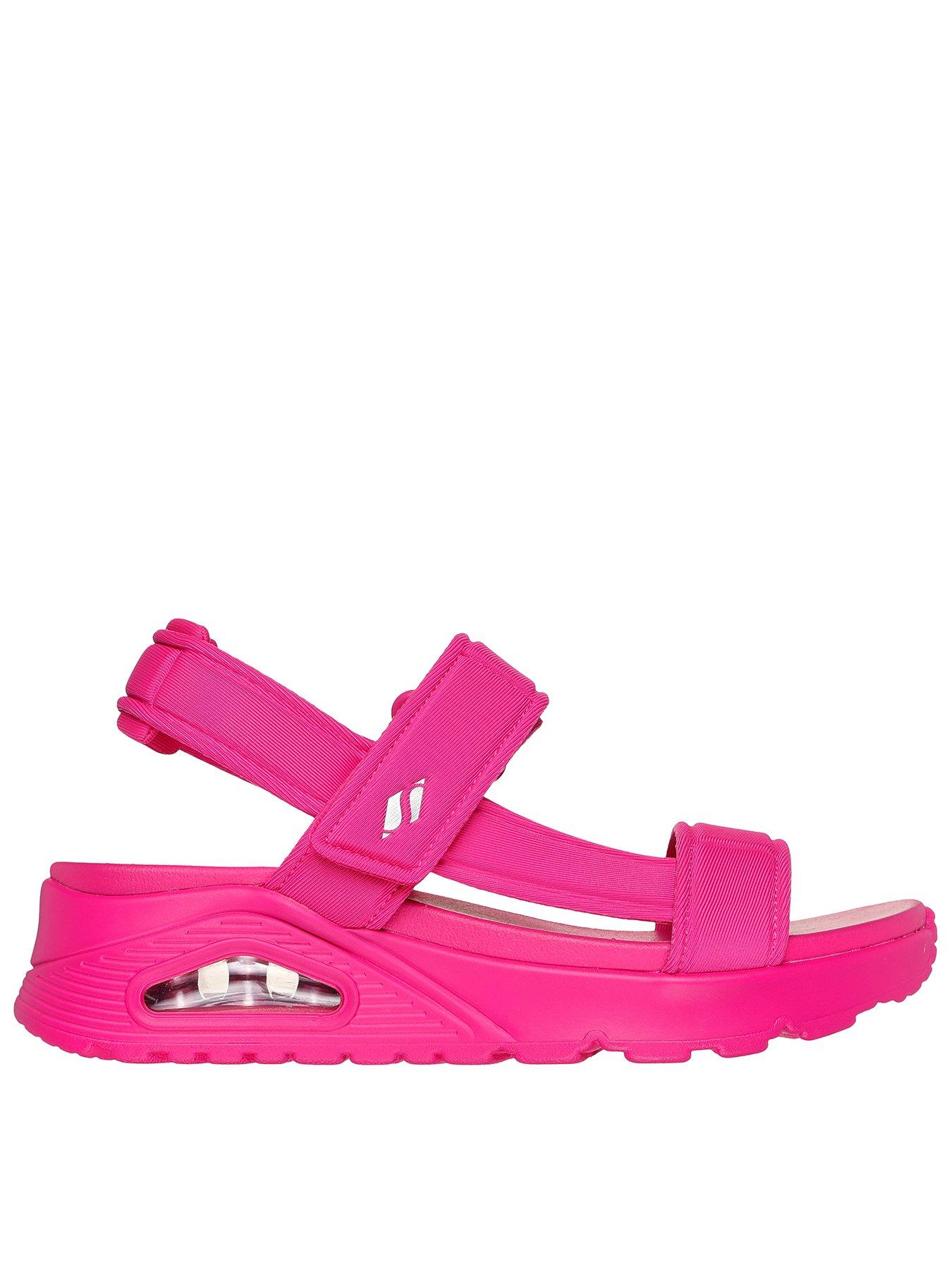 undefined Uno Fun Stand Trekker Sandals - Hot Pink