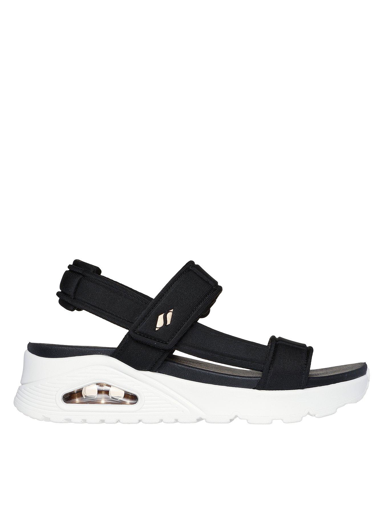 skechers-uno-yoga-foam-slingback-sandal-black-nylon