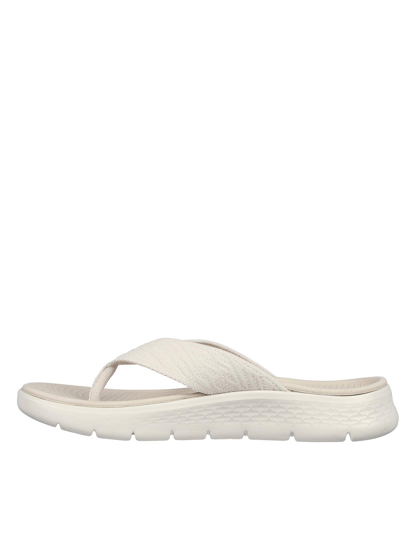 Skechers flip flops with back strap online