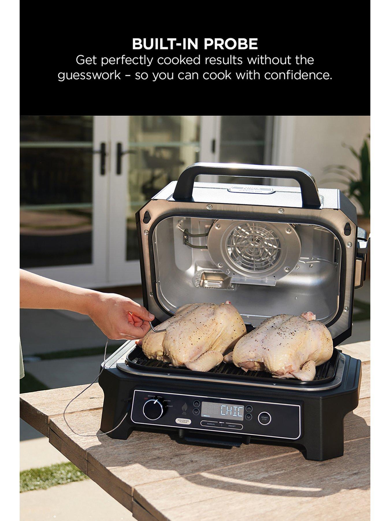Image 4 of 7 of NINJA Woodfire XL Electric BBQ Grill &amp; Smoker - OG850UK