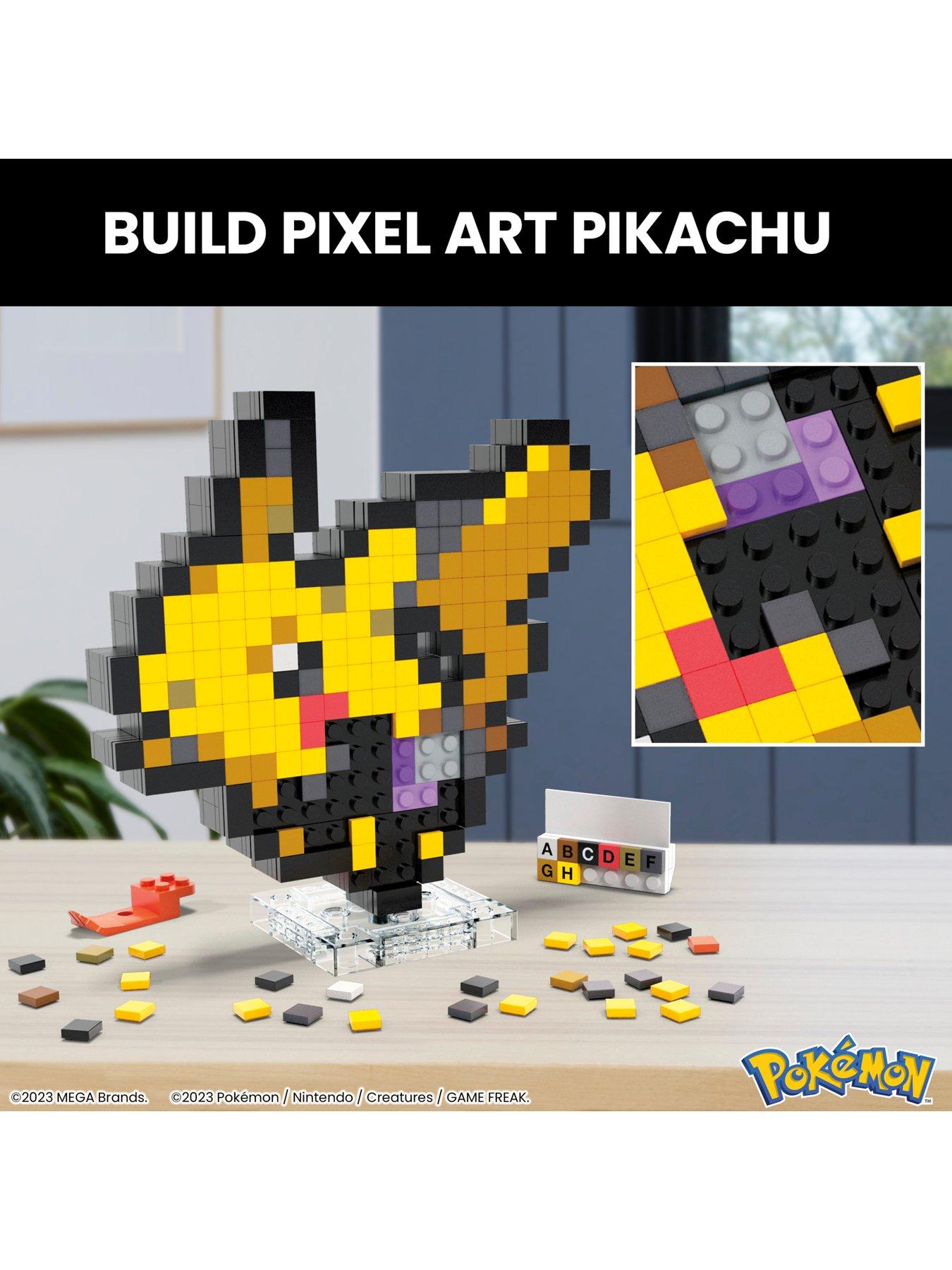  image of mega-pokeacutemonnbsppixel-art-pikachu-building-set