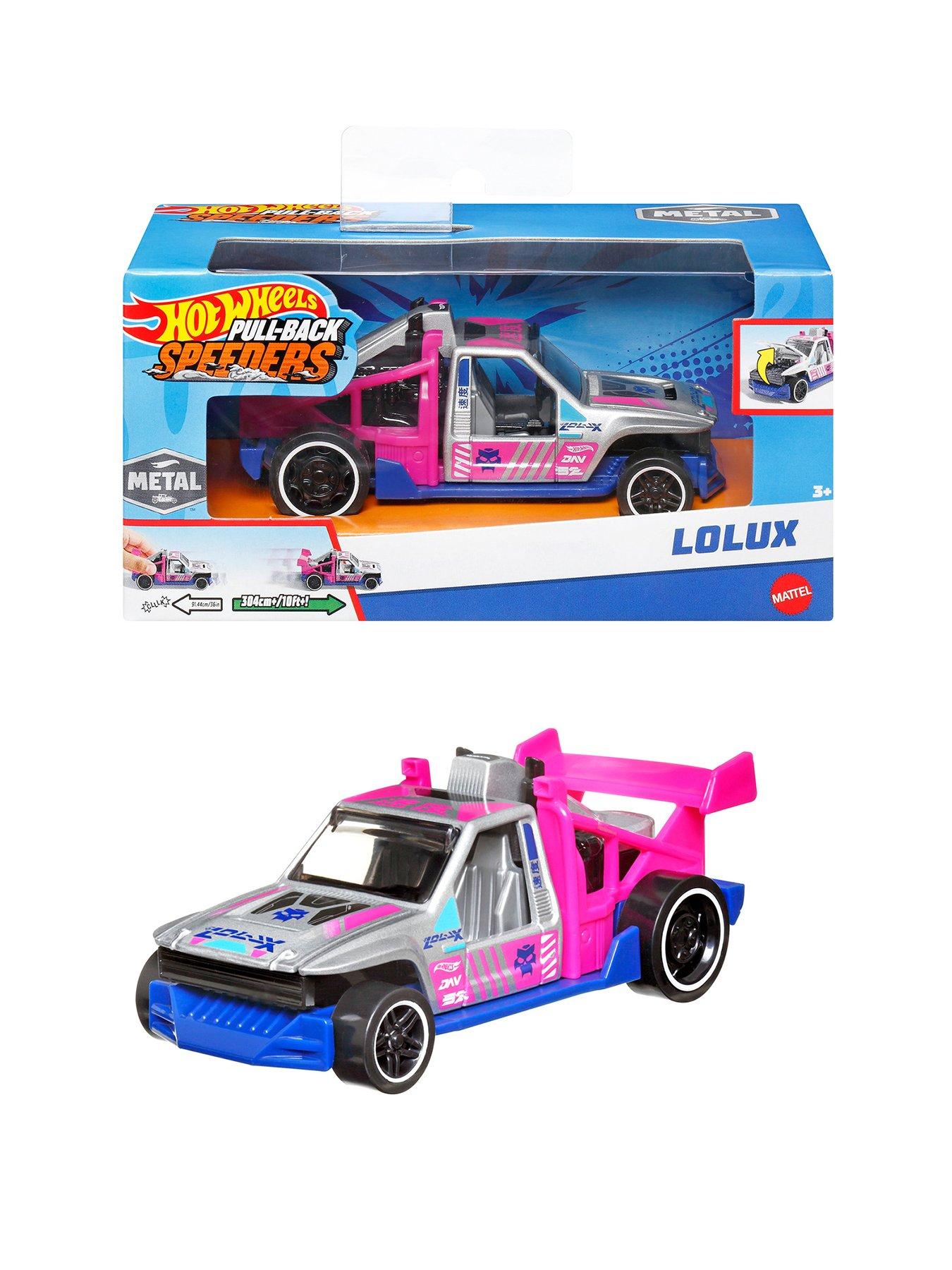 Hot Wheels Pull-Back Speeders Die-cast Vehicle Assortment