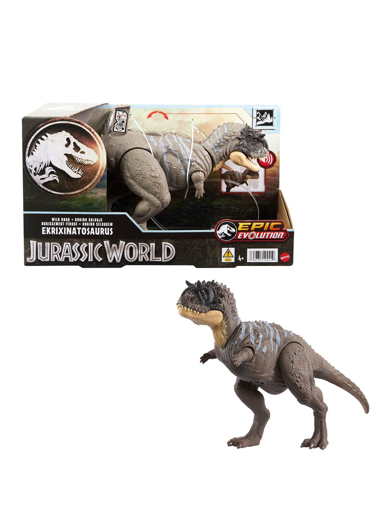 JURASSIC WORLD Wild Roar Dinosaur Figure Ekrixinatosaurus