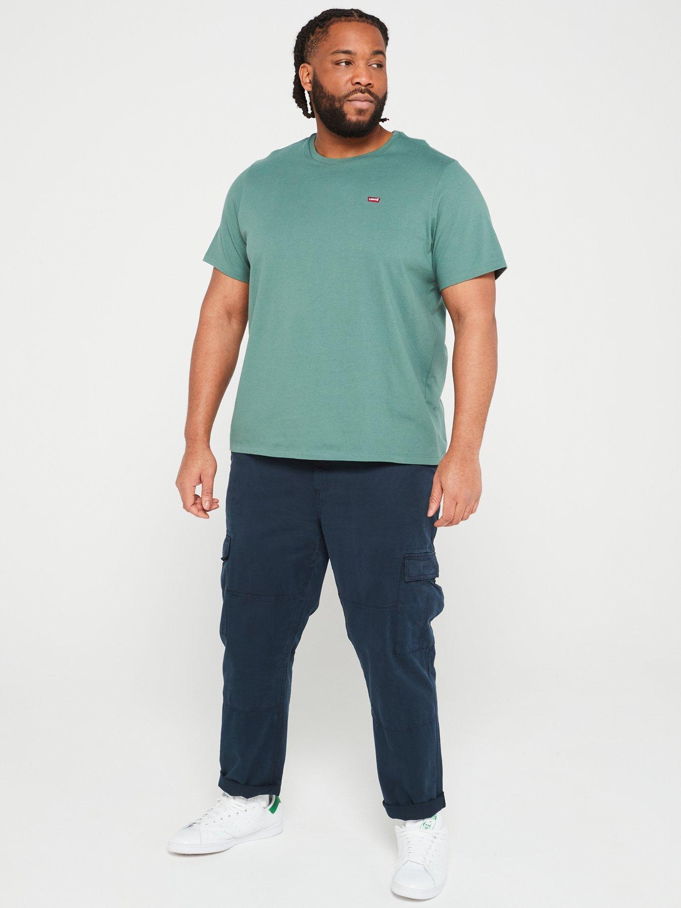 Dark top green levis