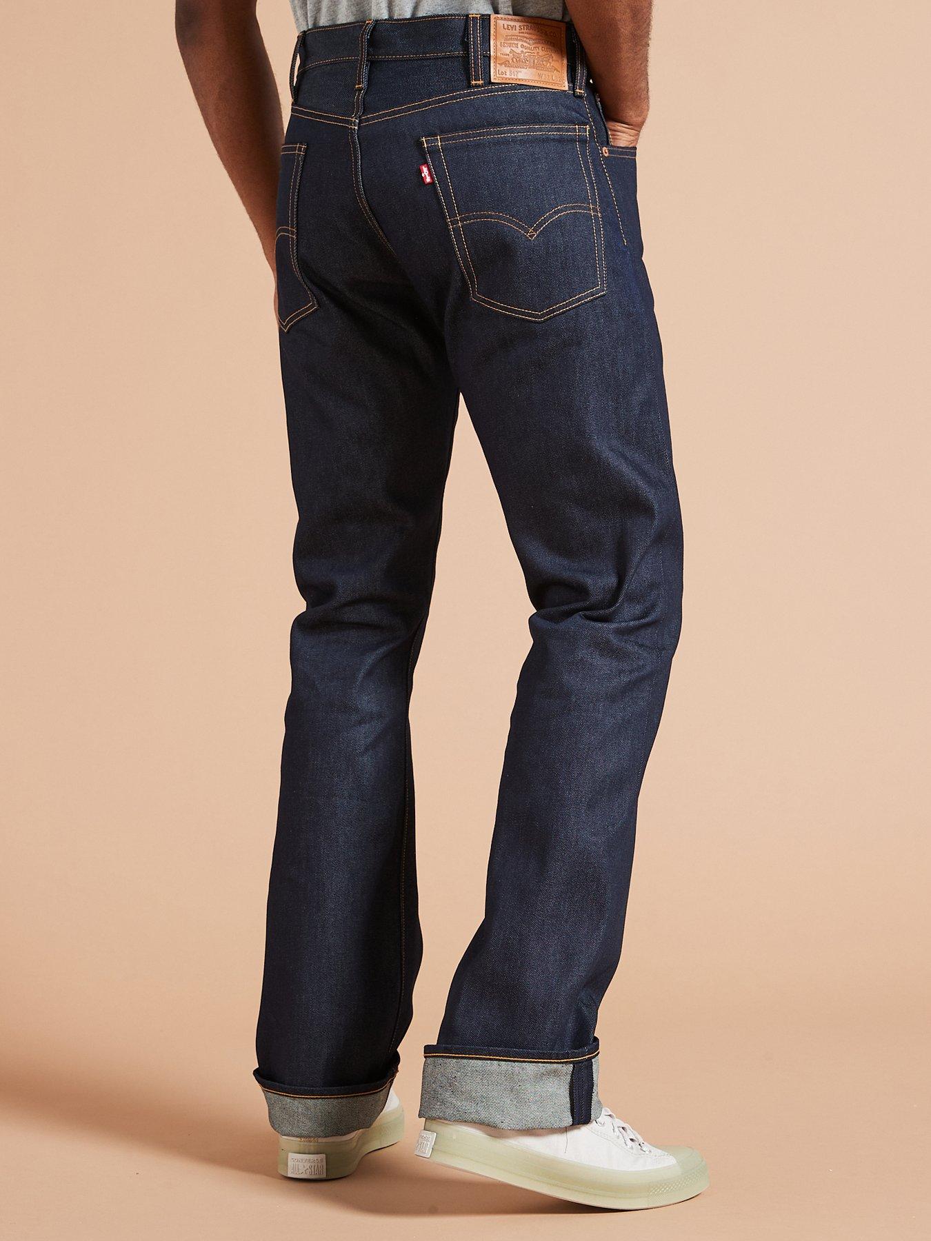 Levi's 517 Straight Bootcut Jeans Make It Yours Dark Blue