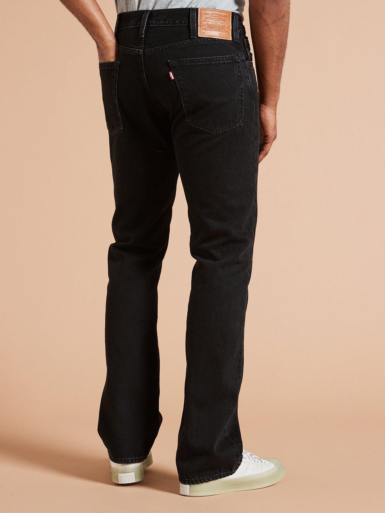 Levi s 517 Straight Bootcut Jeans Welcome To The Rodeo Black