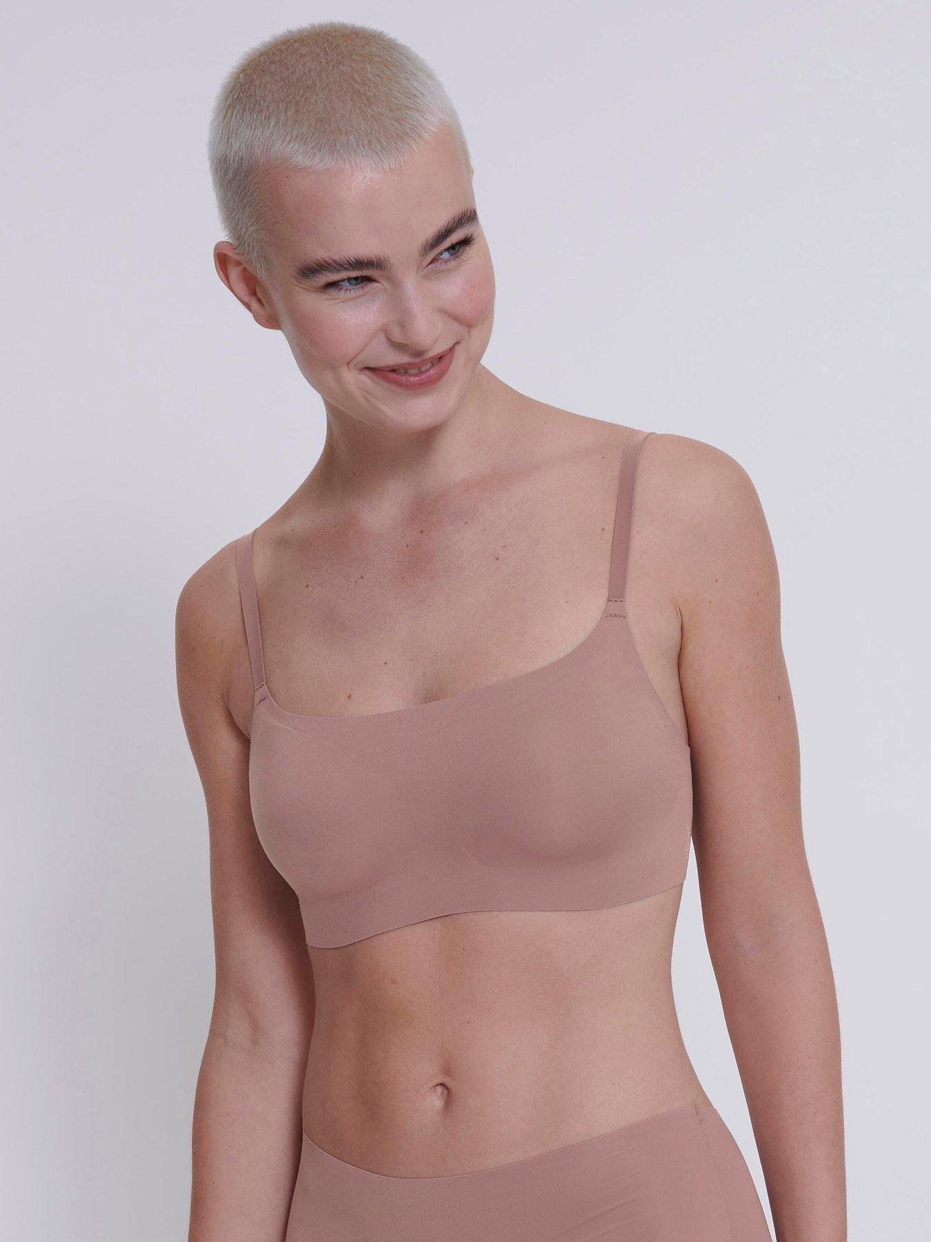 NEW 52K Glamorise Sport Bra Nude /Tan Wire-free NOWT