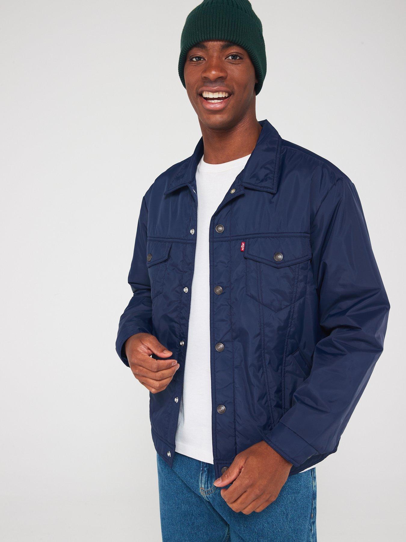 Levis padded denim jacket sale