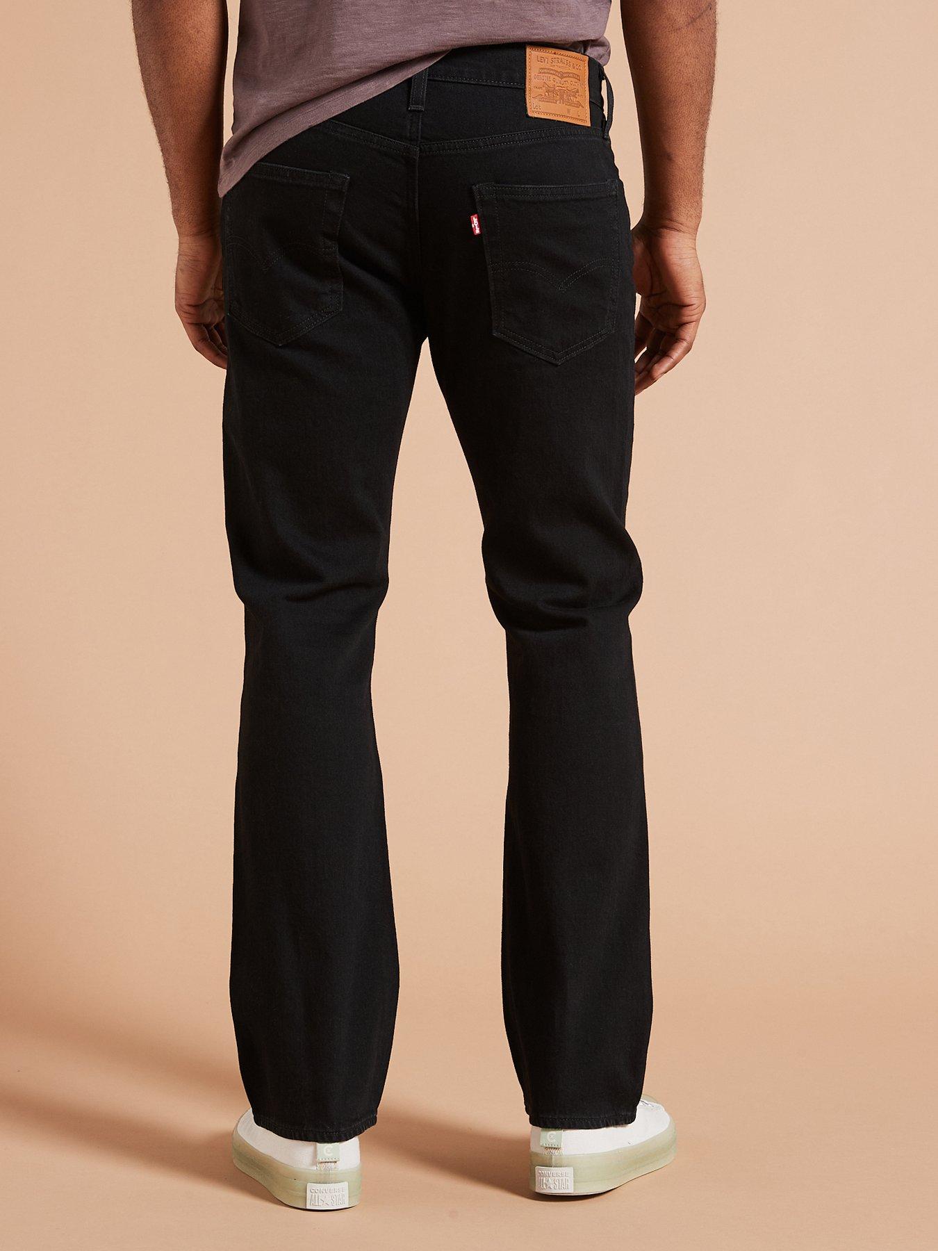 Levi s 527 Slim Bootcut Jeans In A Minute Rinse Black littlewoods