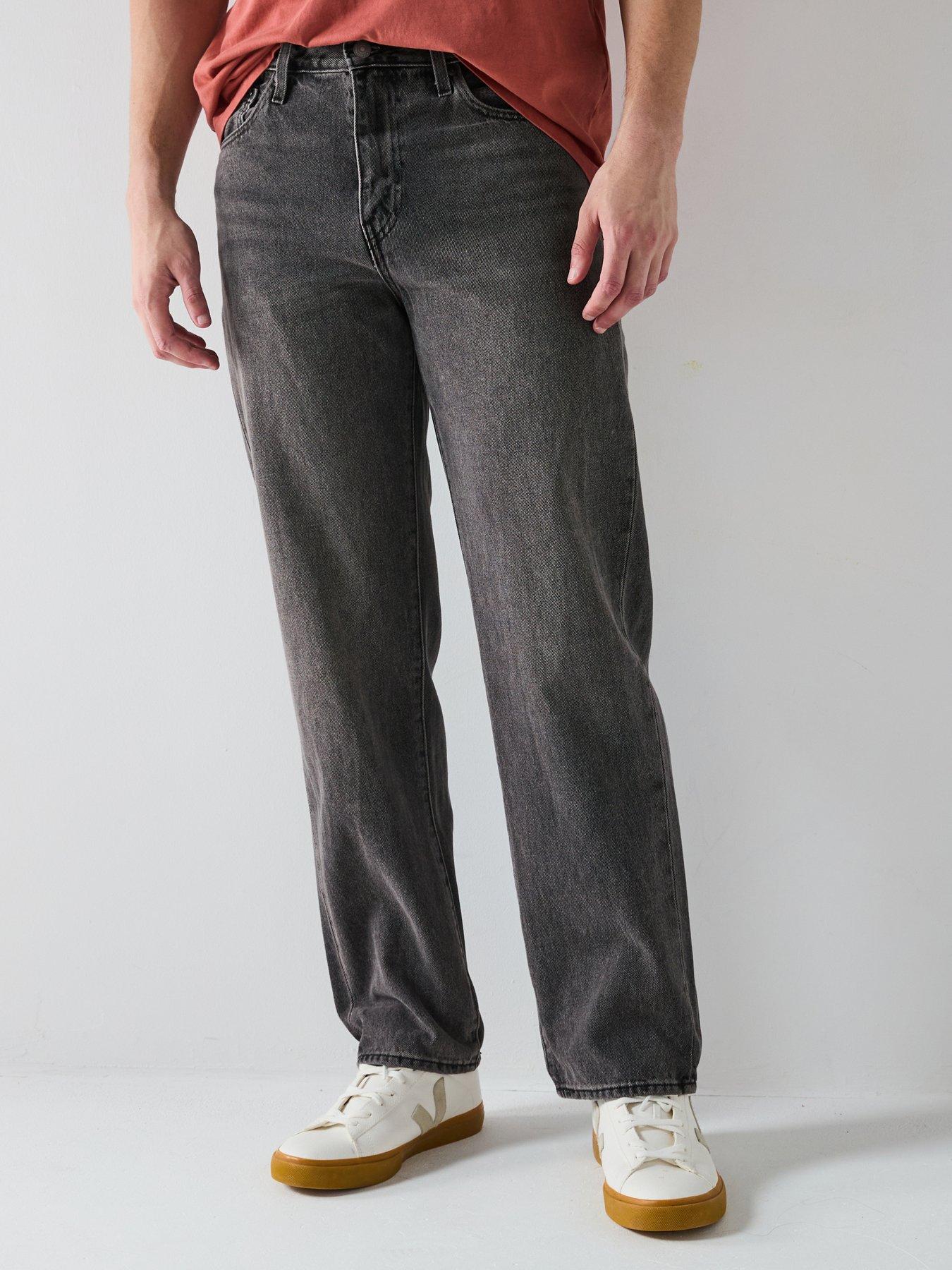 undefined 568 Loose Straight Fit Jeans - Block Party T2 - Black